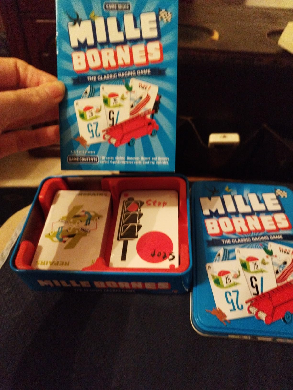 Asmodee Mille Bornes Classic Racing Card Game - Fast-Paced Family Strategy Game for Ages 7+, 2-6 Players, 20 Minute Playtime customer photo 1