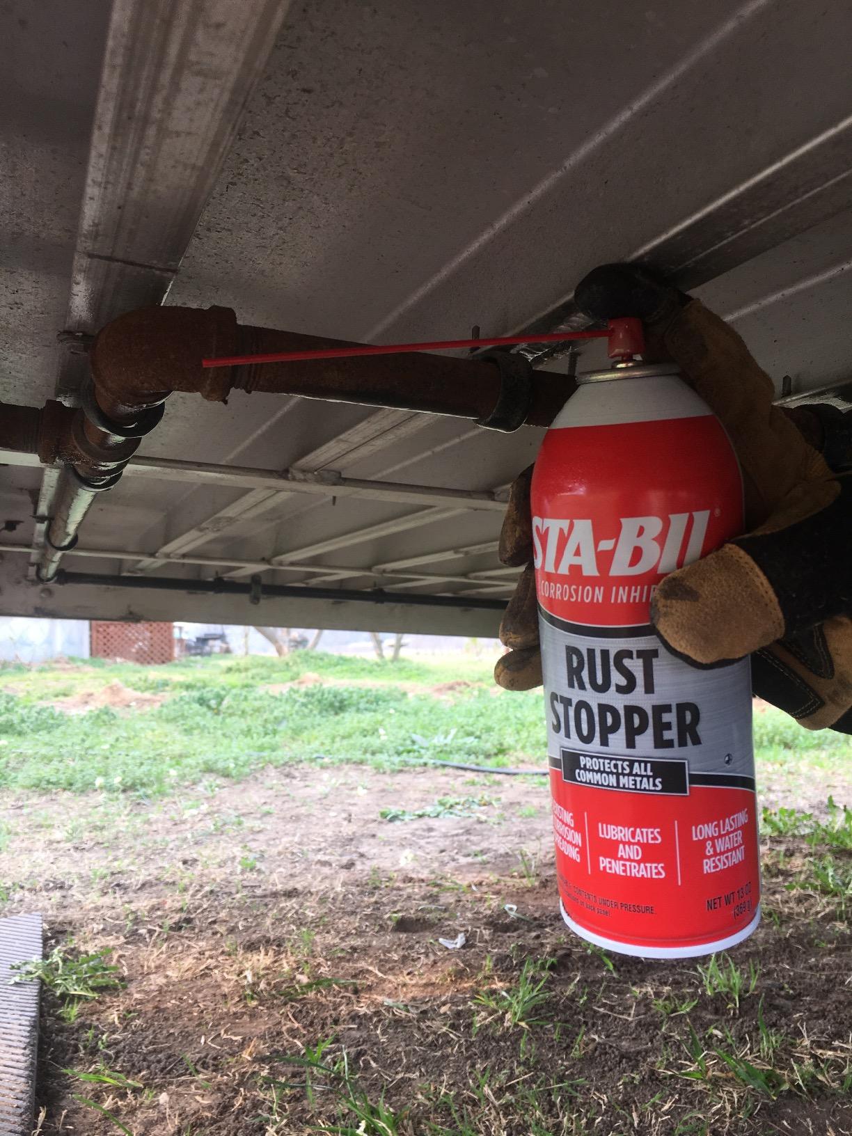 STA-BIL Rust Stopper - Anti-Corrosion Spray and Antirust Lubricant - Prevents Car Rust, Protects Battery Terminals, Stops Existing Rust, Rust Preventative Coating - 13 Oz (22003) customer photo 1