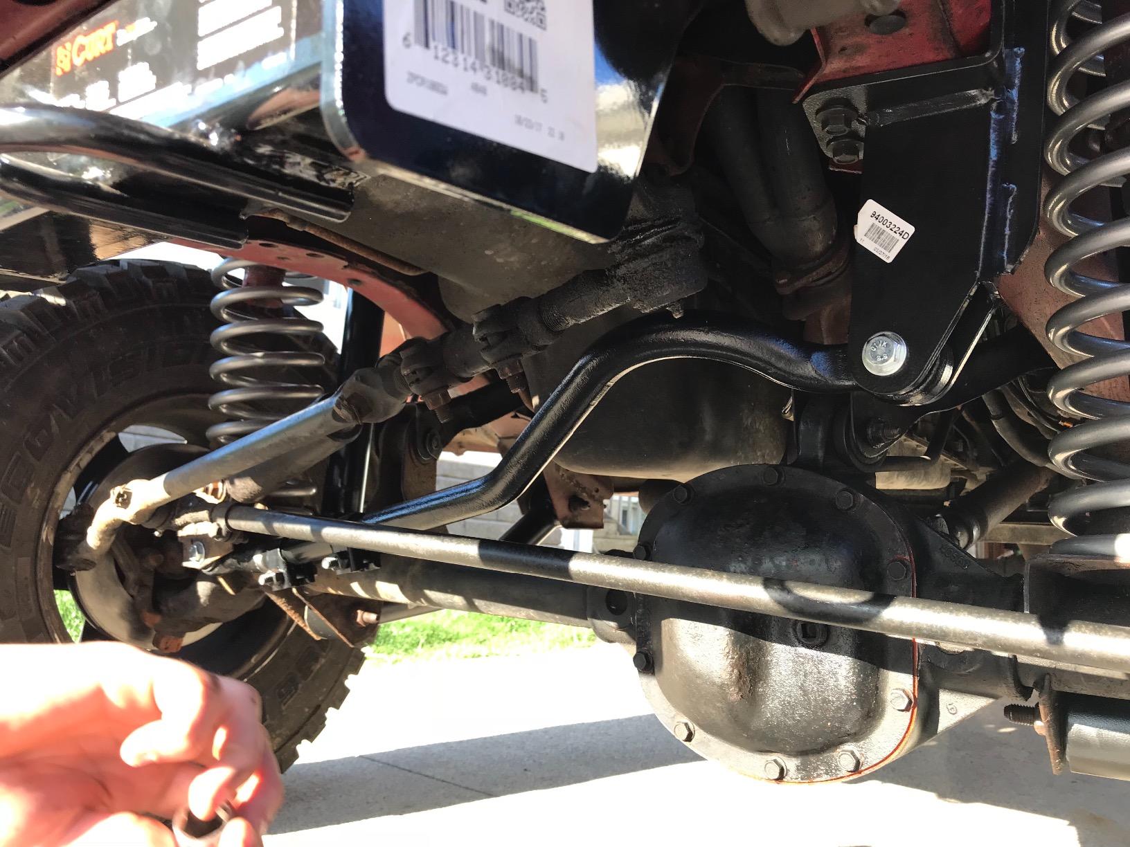 Rough Country Front Forged Adjustable Track Bar for 84-01 Jeep XJ/ZJ/MJ - 1042 customer photo 1