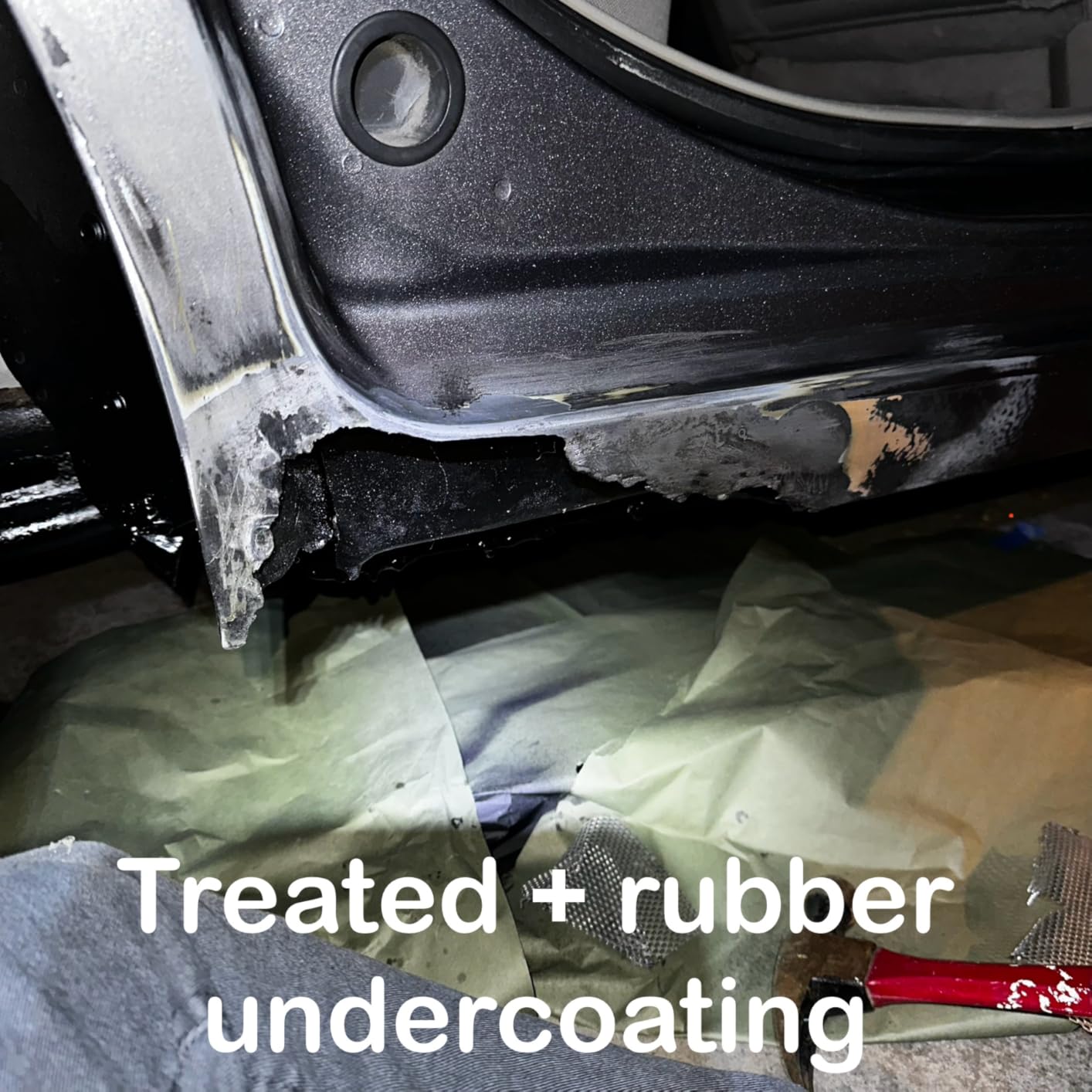3M Bondo Short Strand Fiberglass Reinforced Filler 1.37 LB (621 g) with Bondo Cream Hardener 0.5 oz (14g), Repair Holes Up To 0.5 IN, Waterproof (SS-PT-ES) customer photo 1