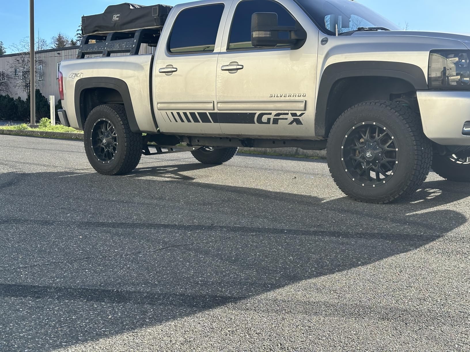 Rough Country Traction Bar Kit for 2007-2018 Chevy/GMC 1500 4WD - 1069 Black customer photo 2