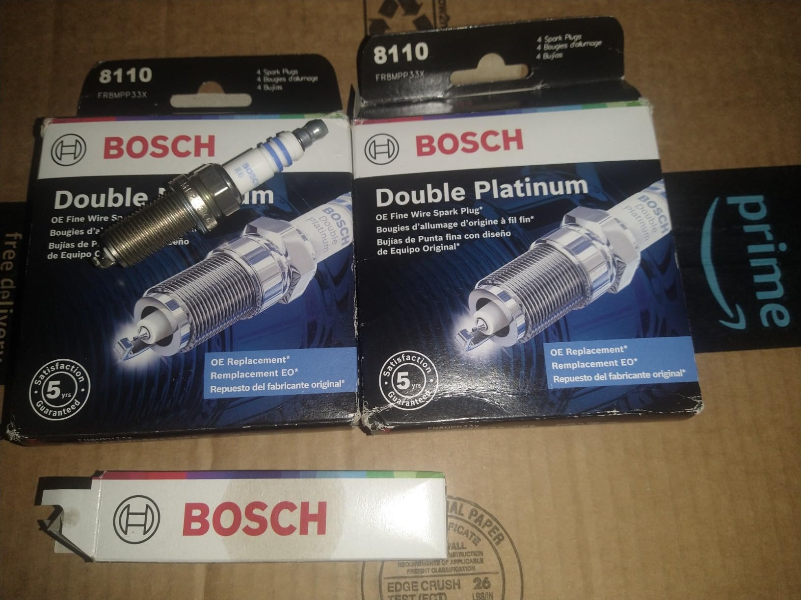 BOSCH 8110 OE Fine Wire Double Platinum Spark Plug - Pack of 4 customer photo 1