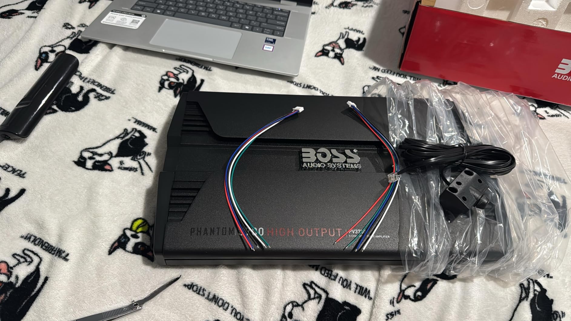 BOSS Audio Systems PV3700 5 Channel Car Stereo Amplifier - 3700 High Output, 5 Channel, 2/4 Ohm Stable, Low/High Level Inputs, High/Low Pass Crossover, Full Range, Bridgeable, for Subwoofer customer photo 1