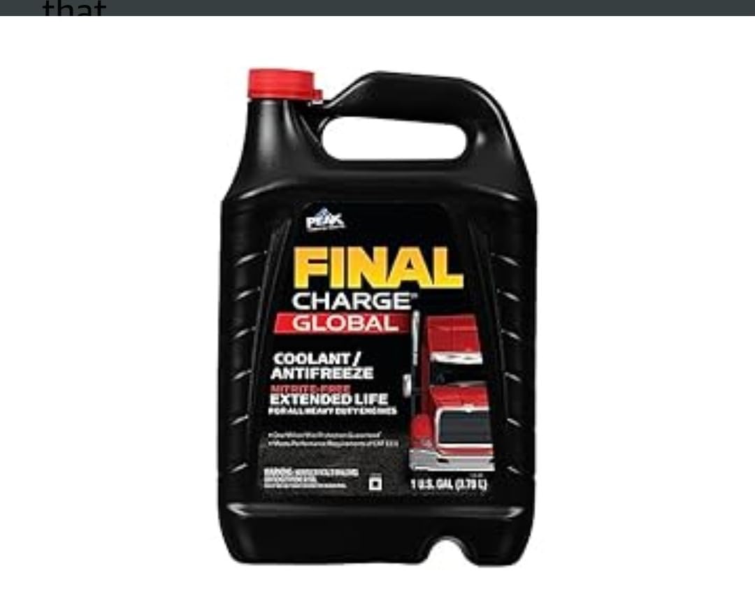 PEAK FINAL CHARGE Global Extended Life Concentrate Antifreeze/Coolant for All Heavy Duty Engine Cooling Systems, 1 Gal. customer photo 1