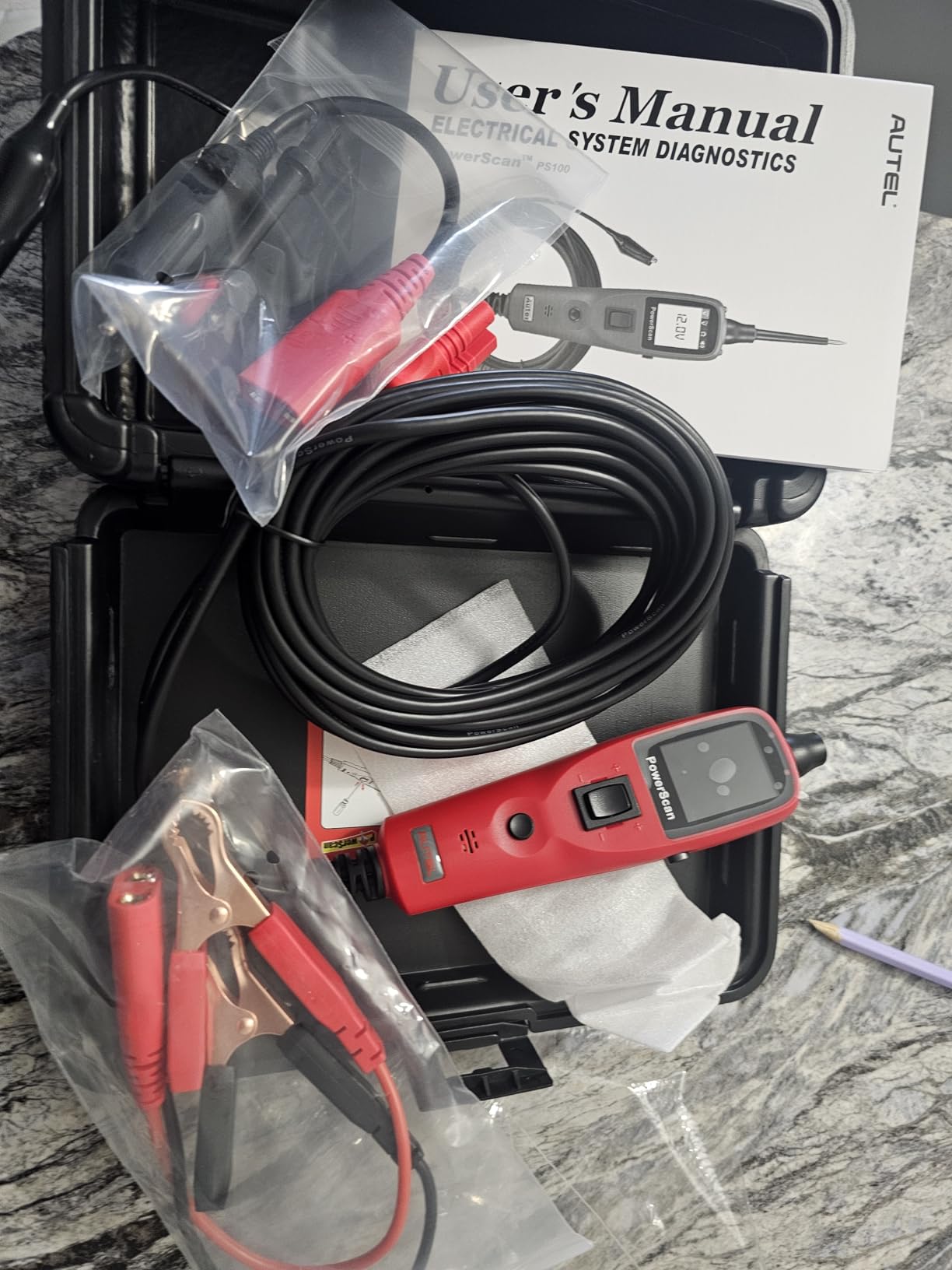 Autel PowerScan Automotive Circuit Tester, Power Circuit Probe Tool, 12-24V Electrical Short Open Breaker Circuit Finder, AC/DC Current Resistance, Duty Cycle, & 20FT Extension Cord, for 99% Cars customer photo 2