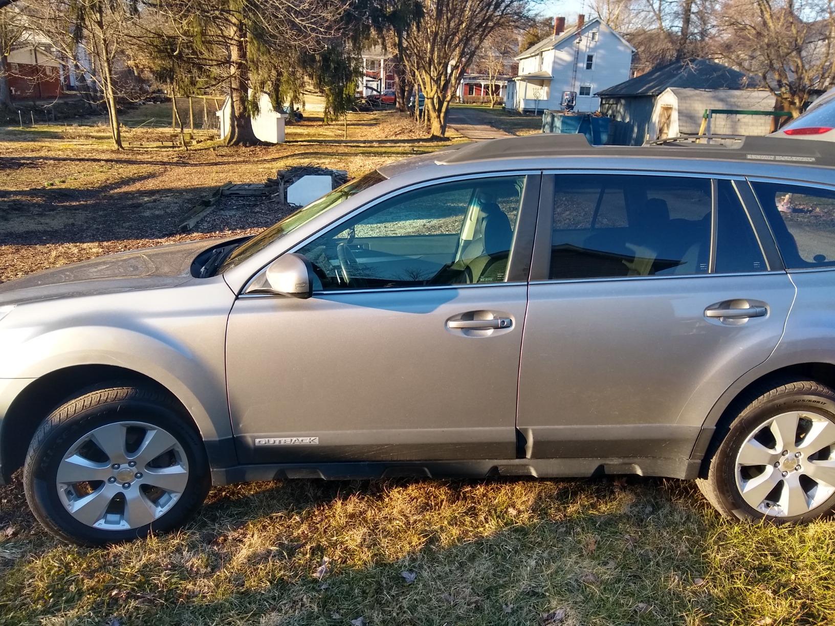Auto Ventshade [AVS] Outside Mount Rain Guards for 2010-2014 Subaru Outback | Window Vent Visors, 4 pcs. - Smoke | 94484 customer photo 2