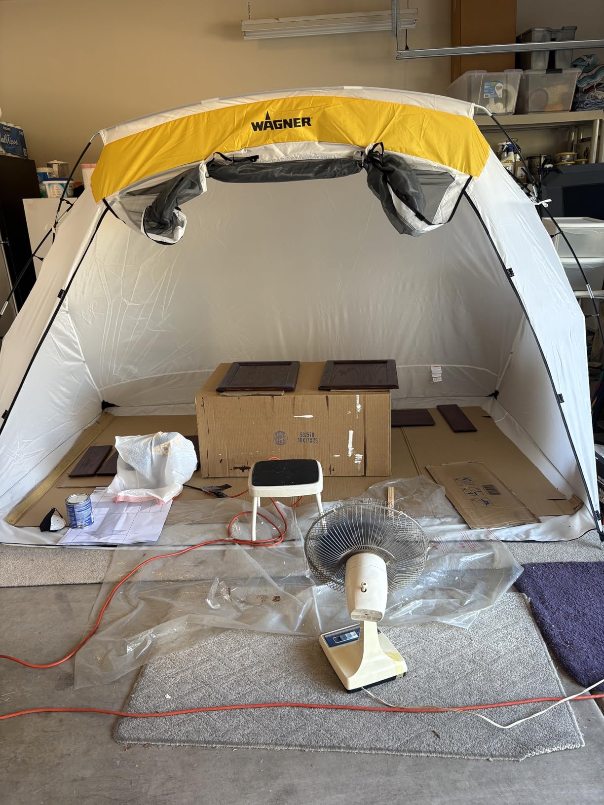 HomeRight Large Spray Shelter C900038 Portable Paint Booth for DIY Spray Painting, Hobby Paint Booth Tool Painting Station, Spray Paint Tent customer photo 2