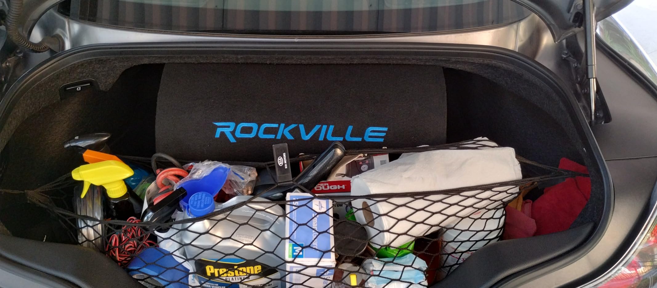 Rockville RTB12A Bundle: 12 in 600 Watt Powered Subwoofer Bass Tube with Bass Remote, RWK10 10 Gauge Amp Installation Kit customer photo 1