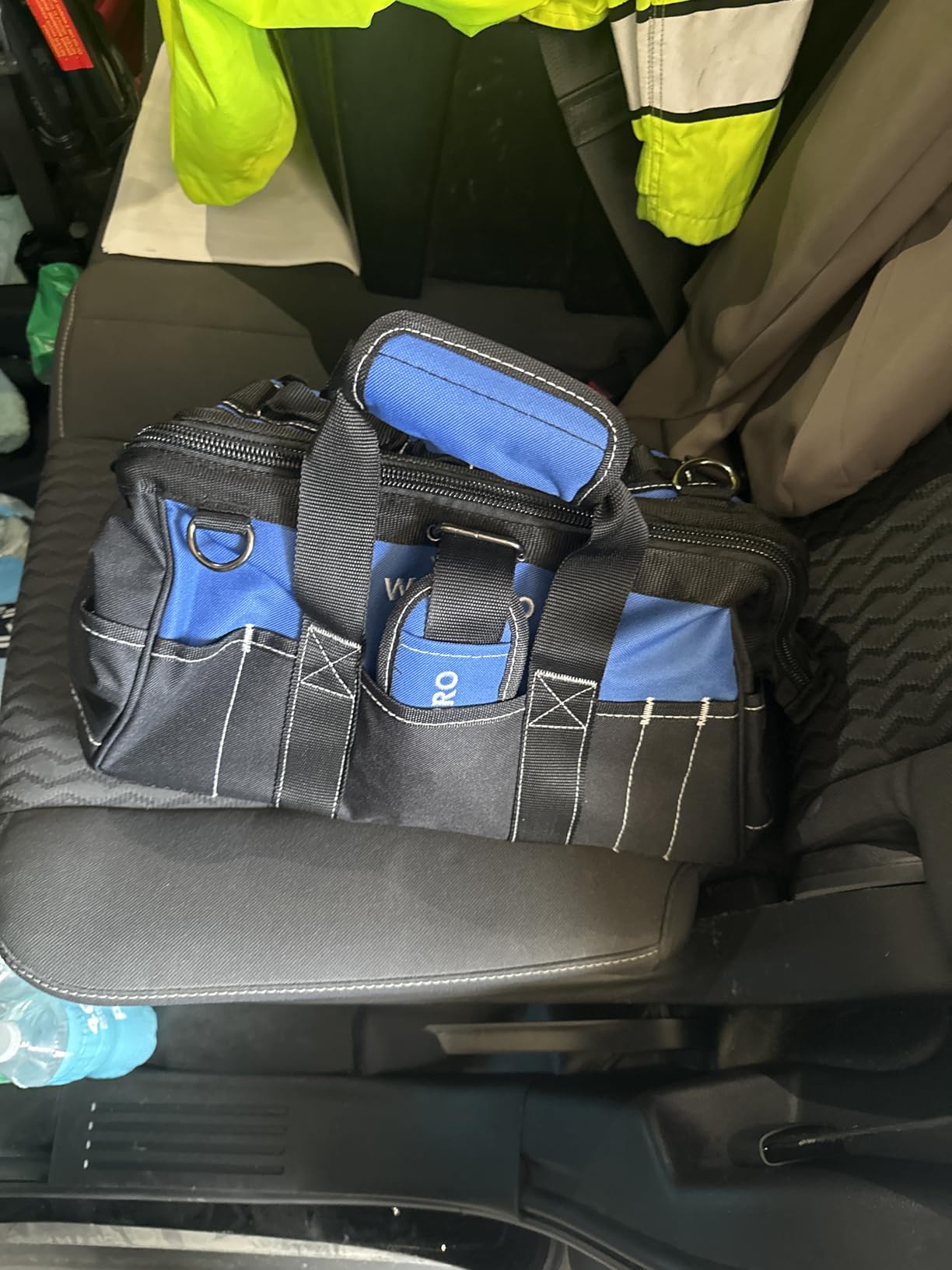 WORKPRO 16-inch Wide Mouth Tool Bag with Water Proof Molded Base customer photo 2