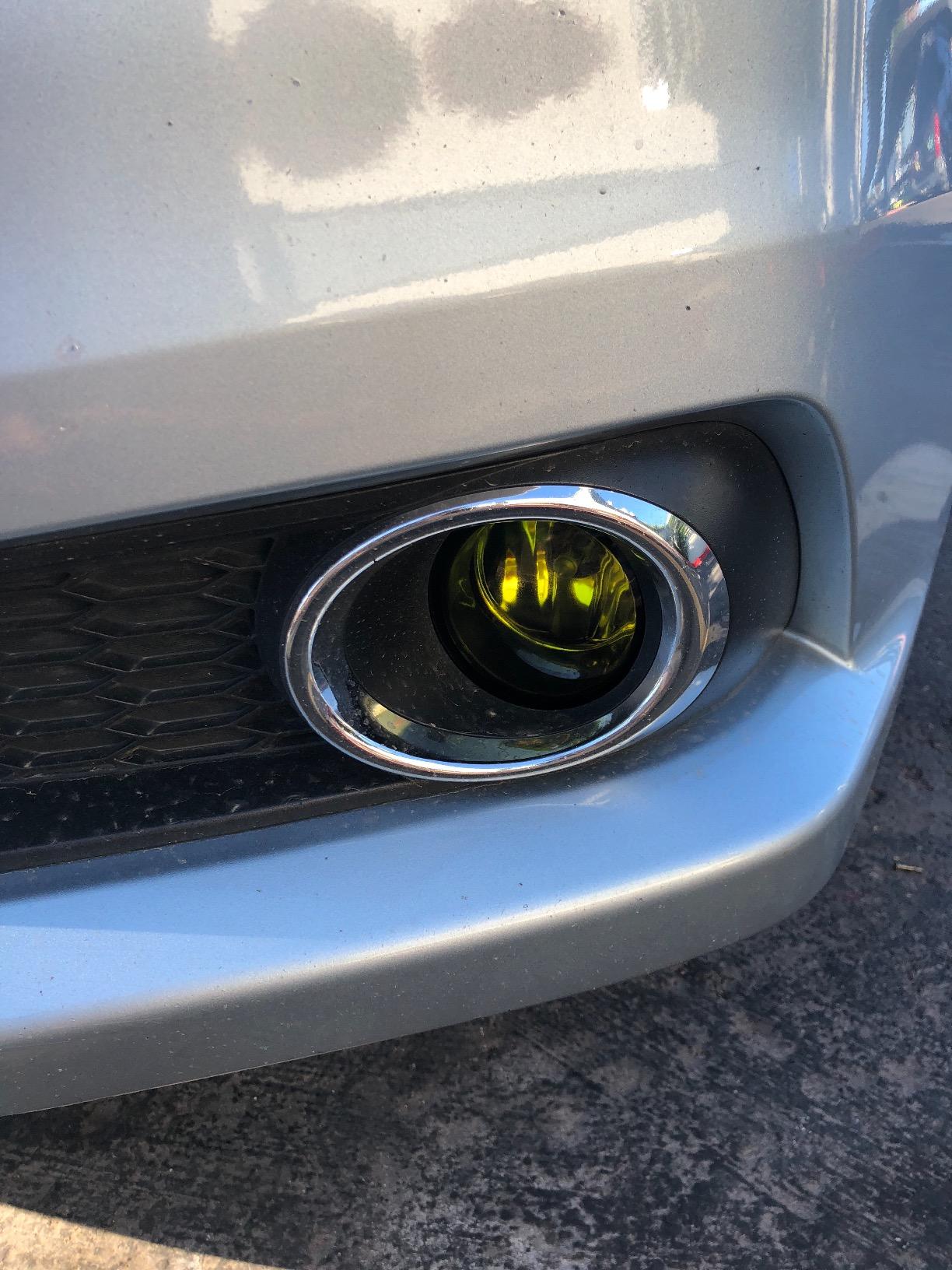 iJDMTOY Pair Selective Yellow Lens Fog Light Lamp Assemblies w/ 55W H11 Halogen Bulbs Compatible with Acura Honda, Compatible with Ford, Compatible With Nissan Subaru Suzuki etc customer photo 2