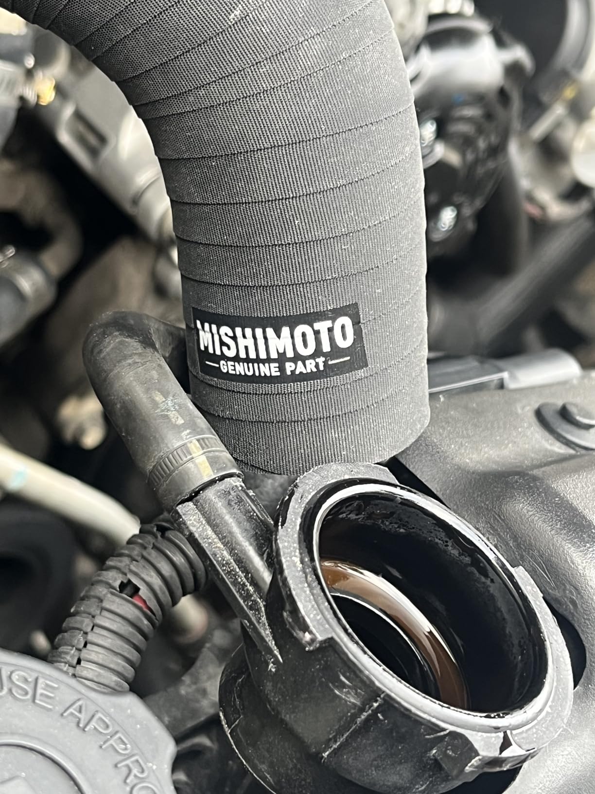 Mishimoto MMHOSE-WR6-12RD Silicone Radiator Hose Kit Fits Jeep Wrangler JK 2012-2018 Red customer photo 1
