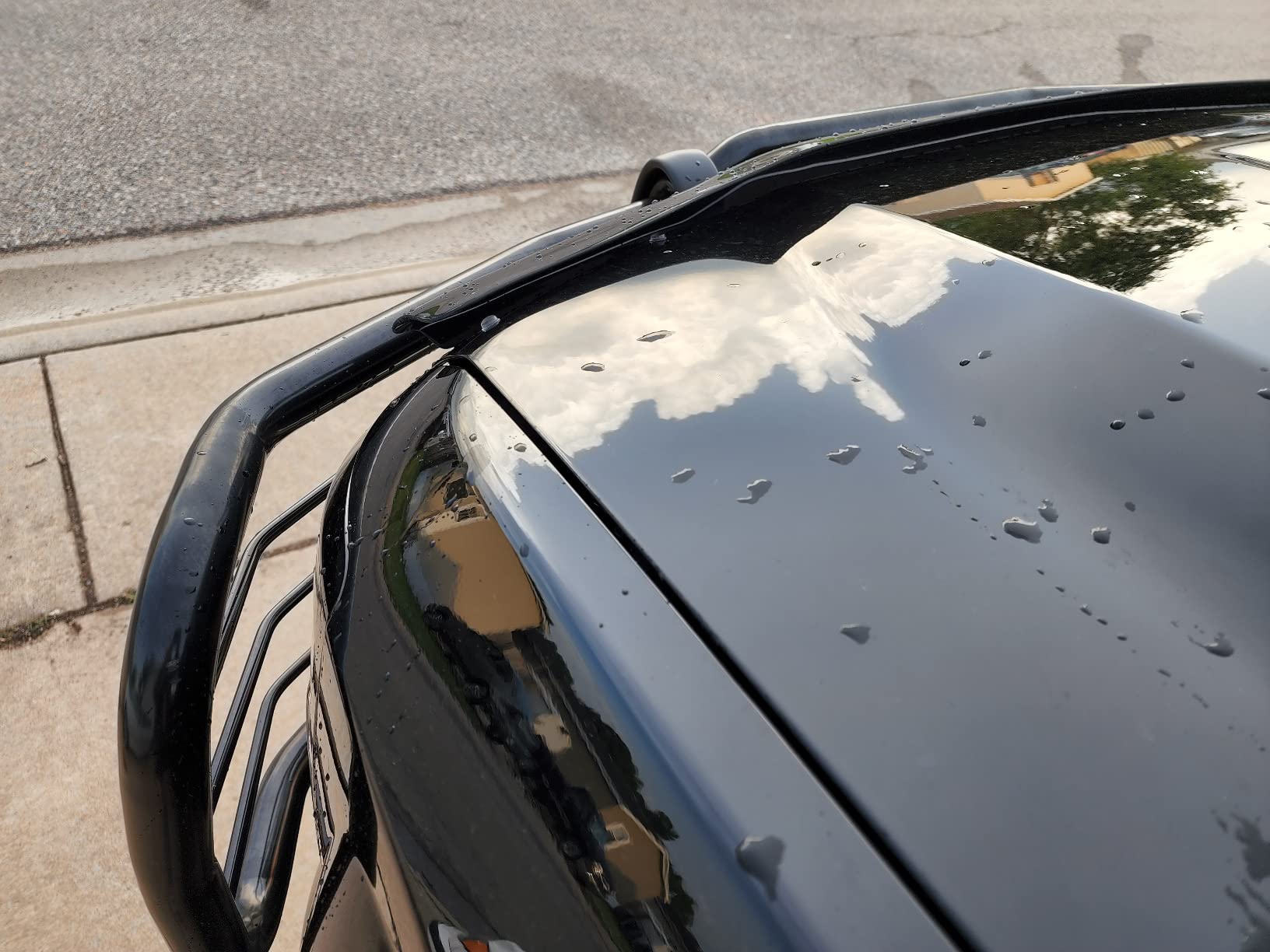 Auto Ventshade [AVS] Bugflector Hood Shield / Protector | Fits 2016 - 2018 Chevrolet Silverado 1500, 2019 Chevrolet Silverado 1500 LD | High Profile Bug Deflector - 1 pc., Dark Smoke | 23570 customer photo 1