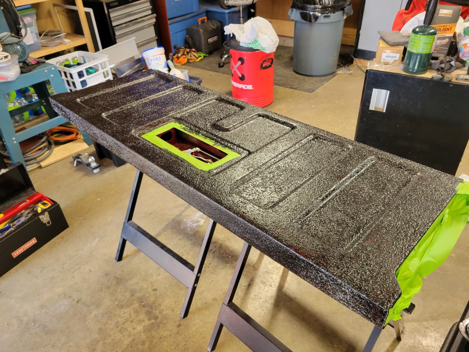 HERCULINER Roll-On Truck Bed Liner, 1 Gallon Can, Black, Textured, 55-60 sq ft Coverage customer photo 1