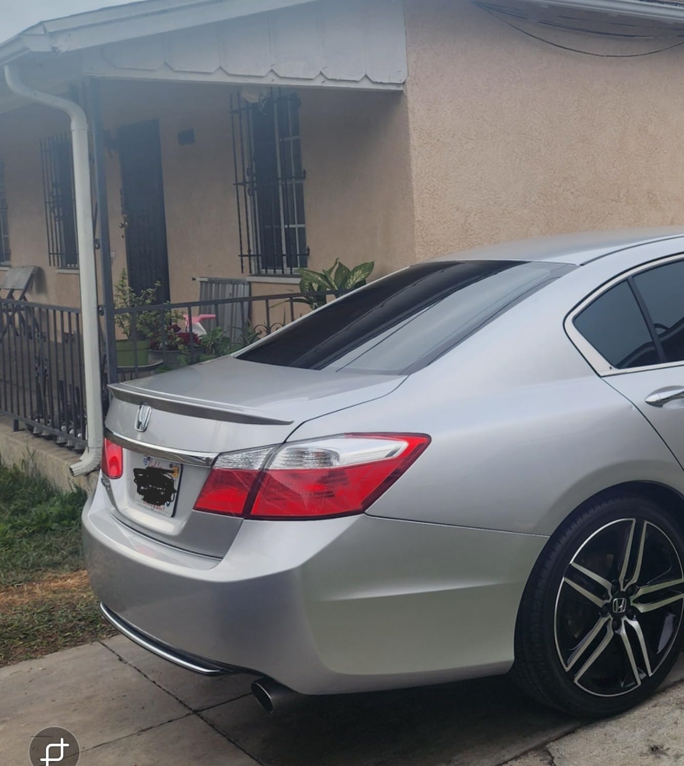 IKON MOTORSPORTS, Trunk Spoiler Compatible with 2013-2017 Honda Accord 9th Sedan 4-Door, OE Style Unpainted Black ABS Plastic Rear Trunk Lid Spoiler Wing Lip customer photo 1