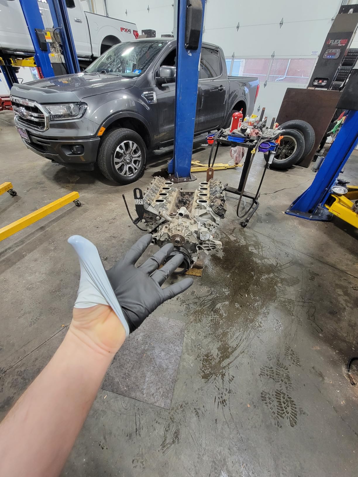 Venom Steel Industrial Nitrile Gloves, Chemical Resistant Disposable Black Gloves, Latex-Free, Powder-Free, Textured Grip, Heavy Duty Two-Layer Protection, 6 mil,Medium, 100 Count customer photo 2