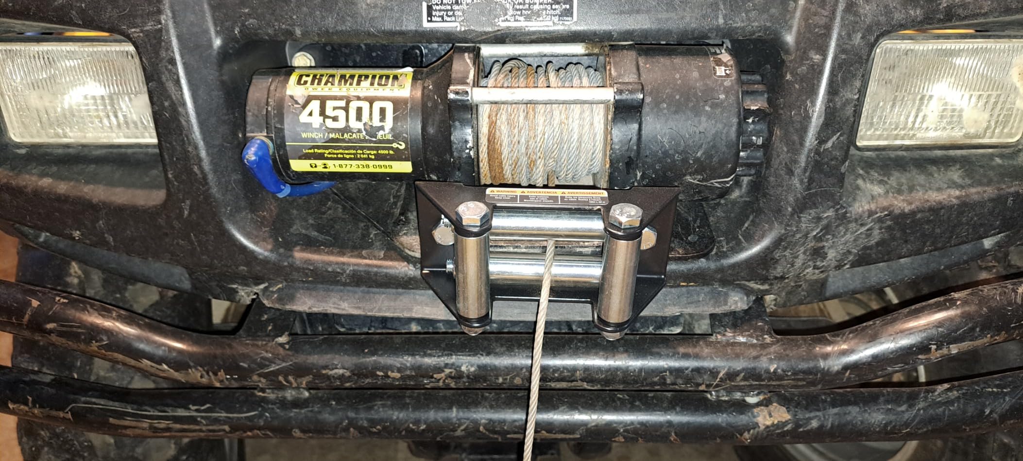 Champion Power Equipment 20009 Roller Fairlead for 3500 lb. or Less ATV/UTV Winches for Wire Cable customer photo 1