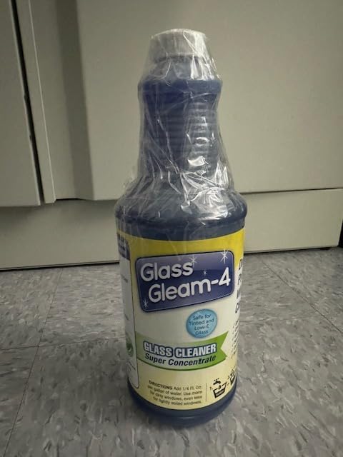 Glass Gleam 4 - Glass and Window Cleaner - Highly Concentrated - 1 Quart customer photo 2