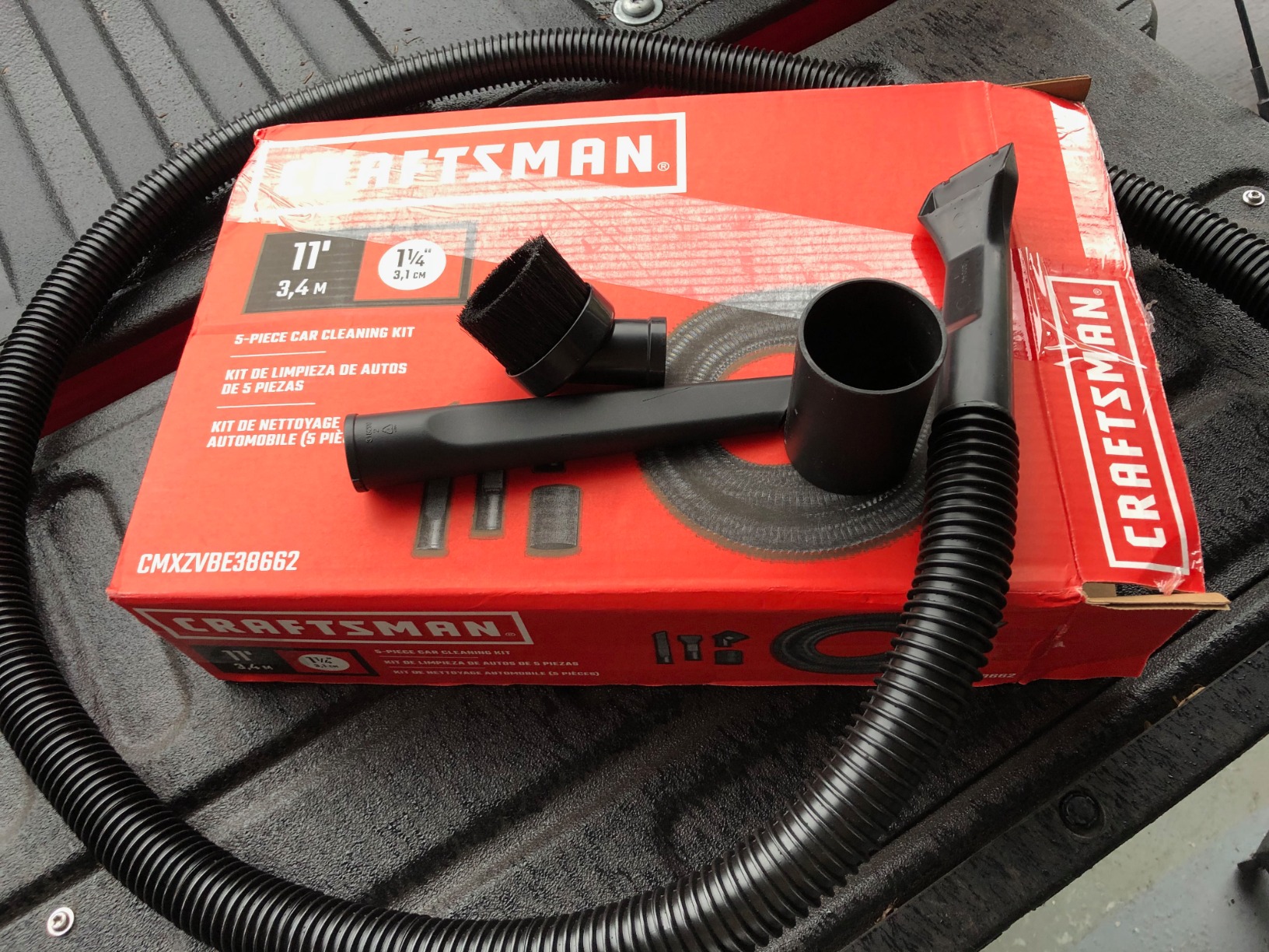 CRAFTSMAN CMXZVBE38668 1-1/4 in. 6-Piece Micro-Cleaning Wet Dry Vac Attachment Kit, Industrial-Grade Shop Vacuum Accessories for Intricate and Detail Cleaning, Fits 1-1/4 in. Hose Diameter customer photo 2