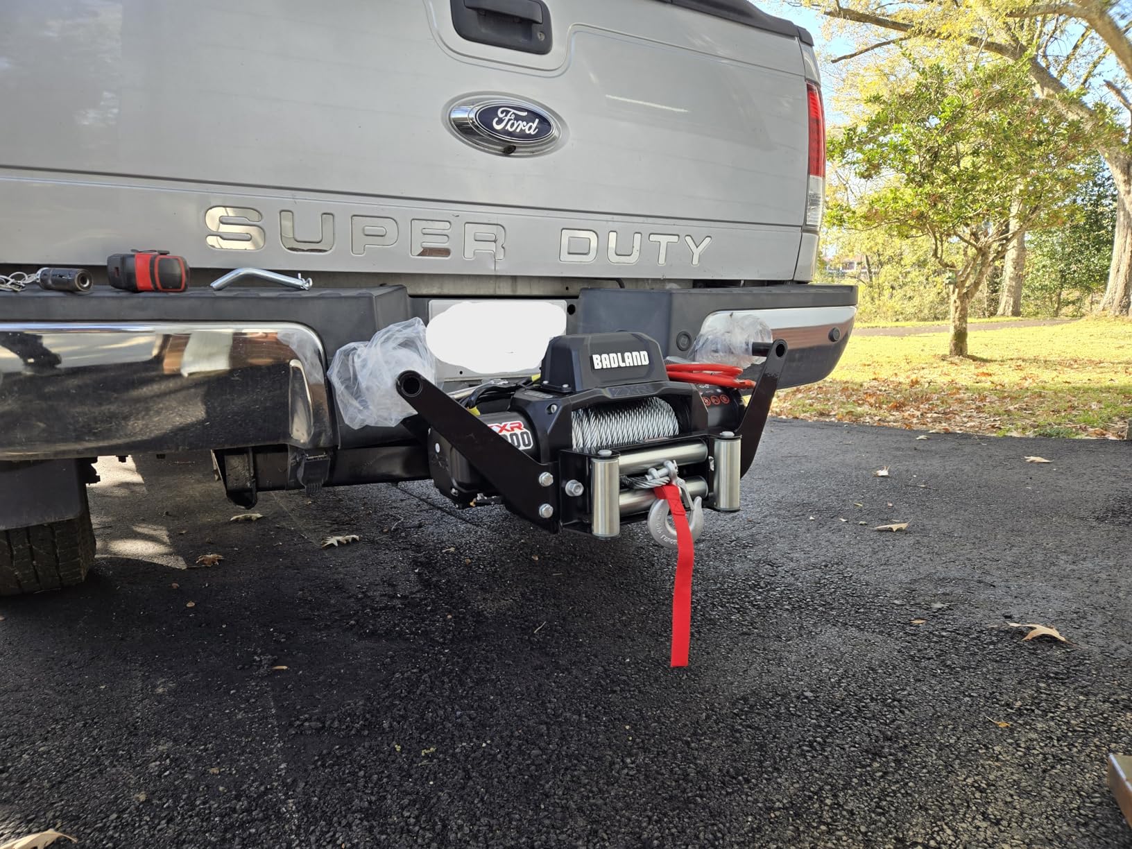 ECOTRIC 10x 4 1/2 Cradle Winch Mount Mounting Plate 8000-13,000 Lb Capacity Winch Mounting Hitch Receiver Recovery Winches Foldable customer photo 1