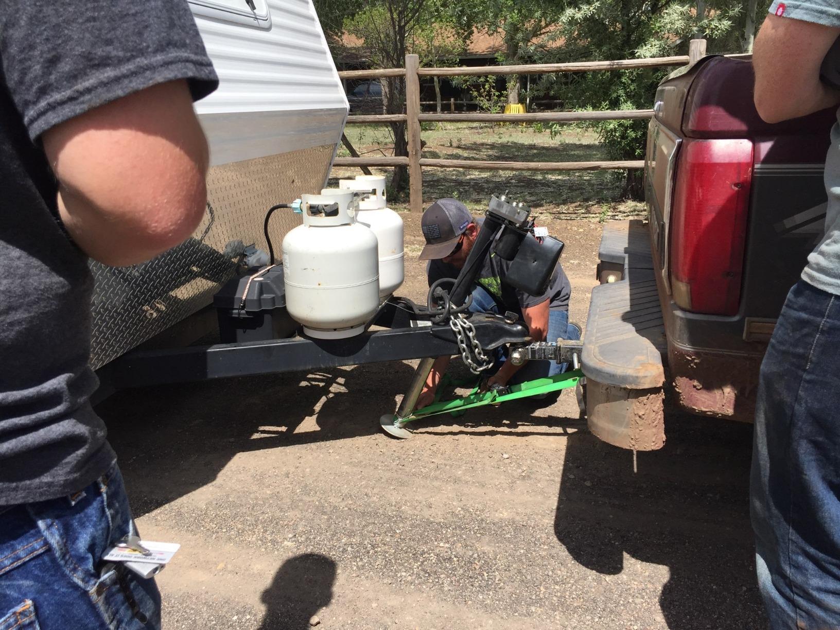 RAM Trailer Products EJ-3520-BBX 3,500 lb. Electric Trailer Jack with Drop Leg - Black customer photo 1