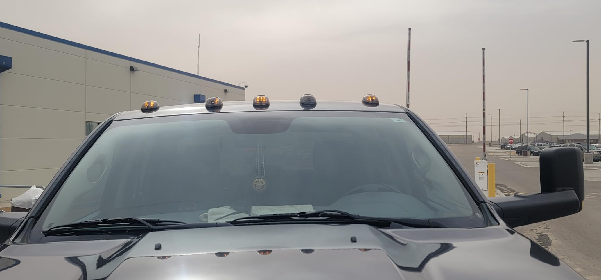 Partsam 5X Amber 24 LED Smoke Cab Roof Running Top Marker Lights 264146BK Assembly Wire Harness Replacement for 1500 2500 3500 4500 5500 2003-2018 Pickup Trucks customer photo 1