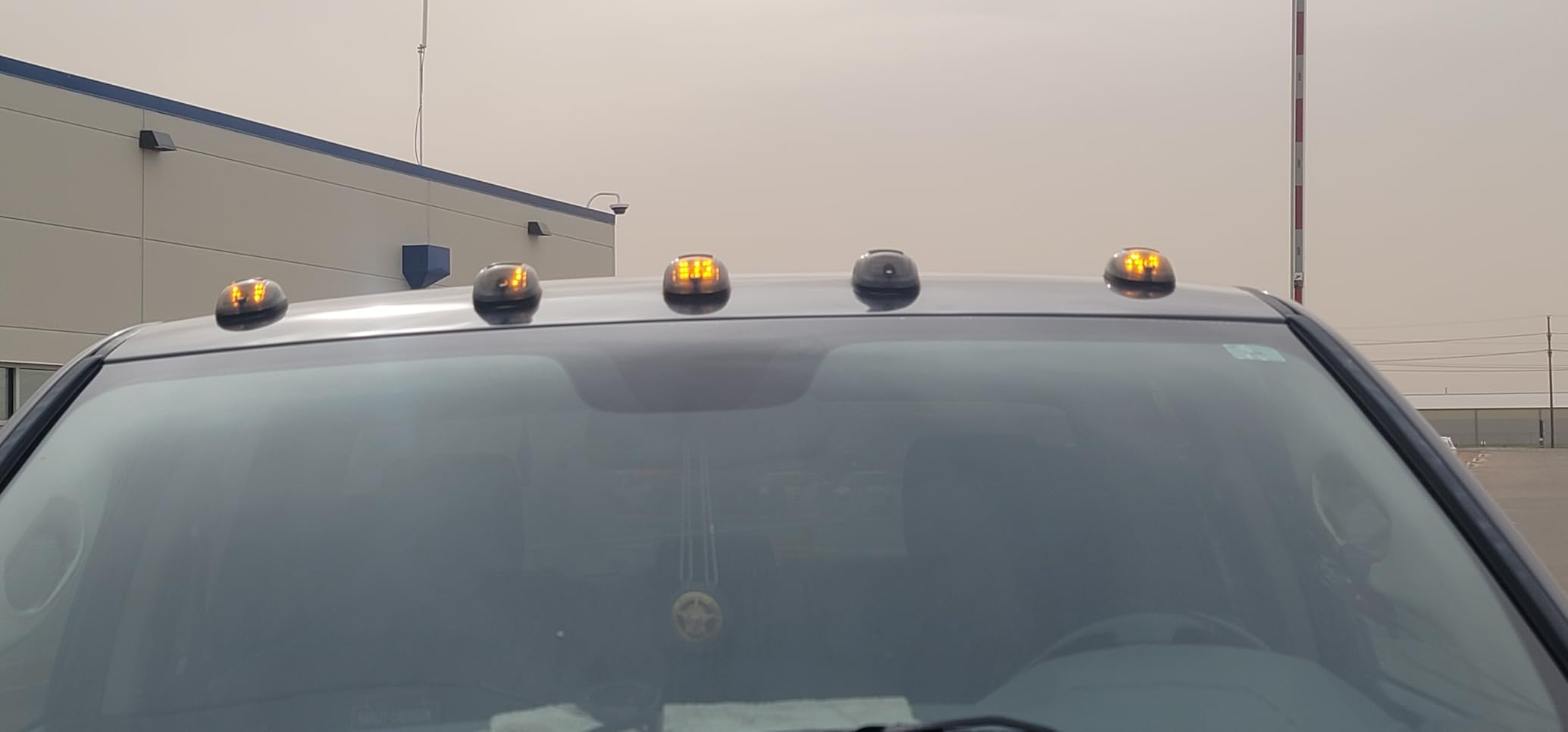 Partsam 5X Amber 24 LED Smoke Cab Roof Running Top Marker Lights 264146BK Assembly Wire Harness Replacement for 1500 2500 3500 4500 5500 2003-2018 Pickup Trucks customer photo 2