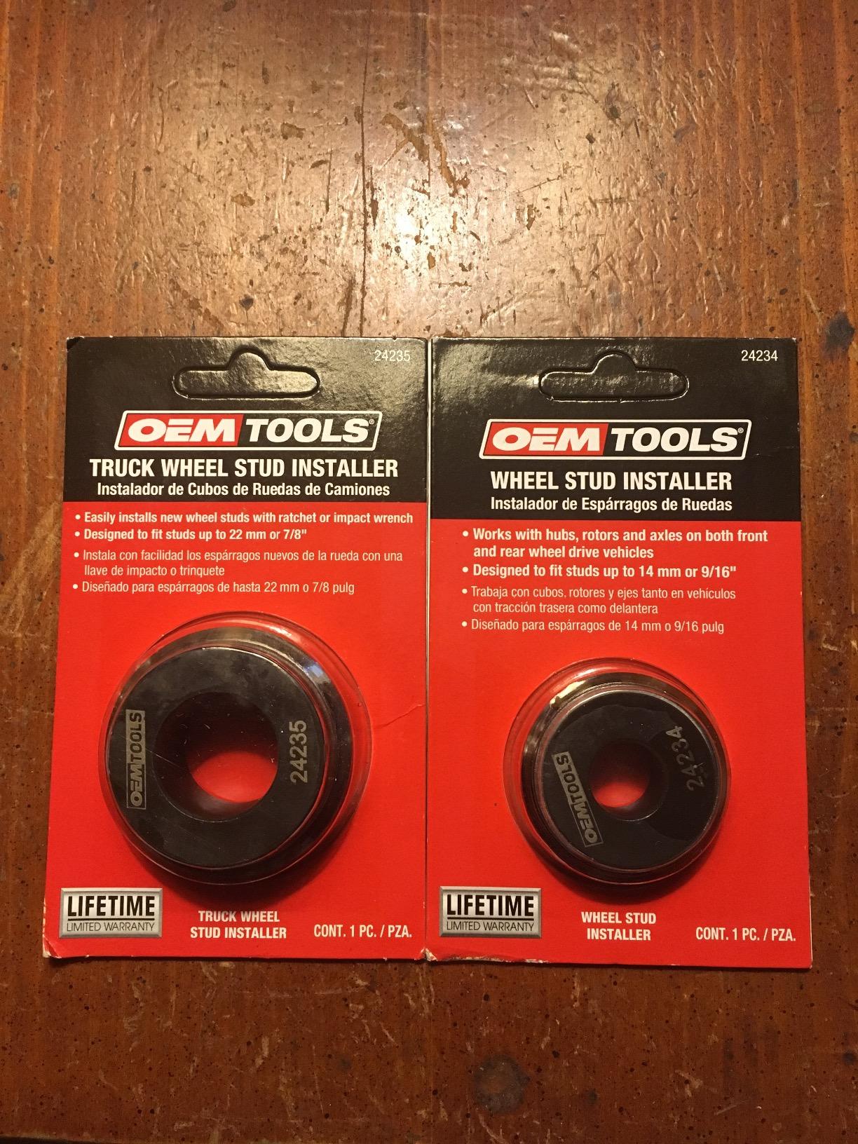 OEMTOOLS 24234 Wheel Stud Installer, Reduces Friction When Installing Tire Studs with Tool customer photo 1