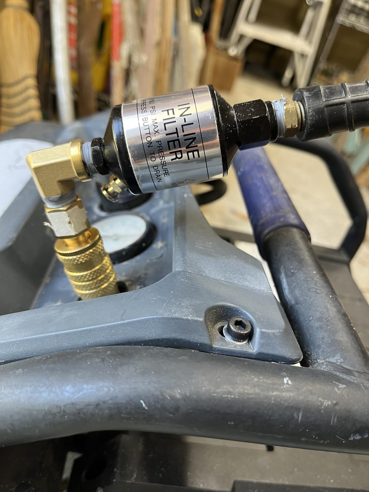 LE LEMATEC Air Compressor Water Separator, 1/4