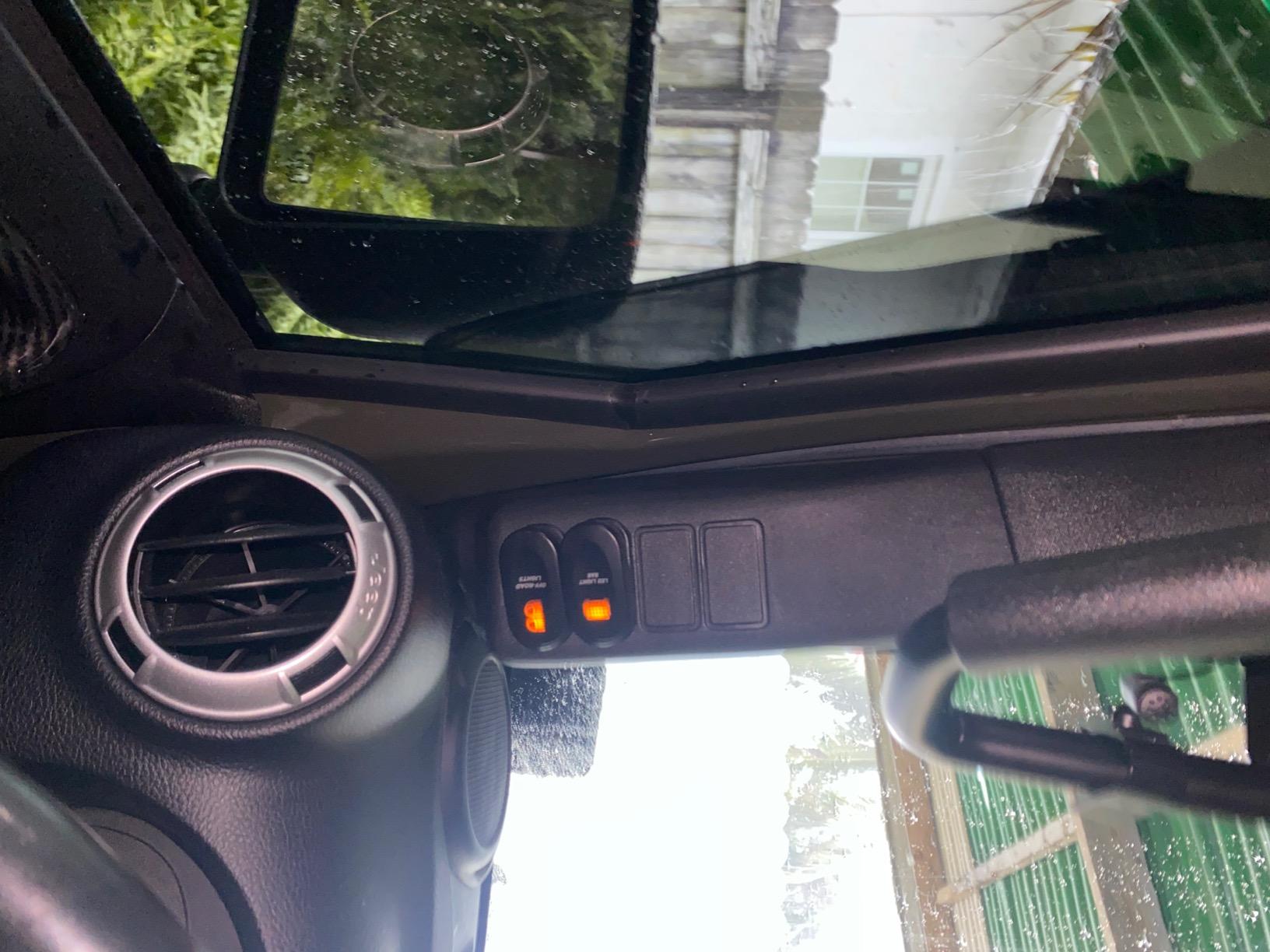 Rugged Ridge Switch Pod for Jeep Wrangler JK | Thermoplastic Olefin (TPO), Black | 17235.71 | Fits 2011-2018 Jeep Wrangler JK customer photo 1