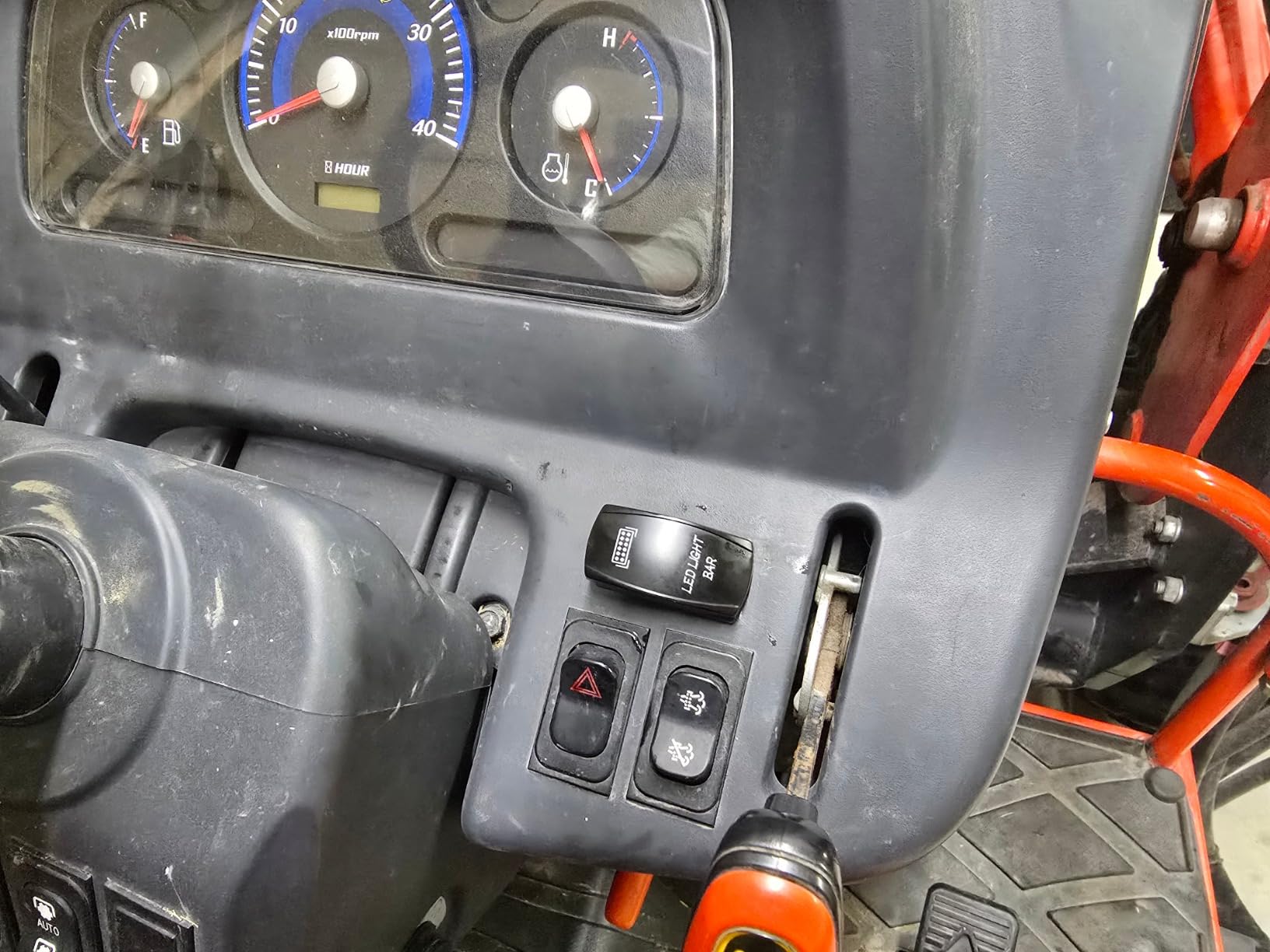 Nilight - 90001B LED Light Bar Rocker Switch 5Pin Laser On/Off LED Light 20A/12V 10A/24V Switch Jumper Wires Set for Jeep Boat Trucks, 2 Years Warranty, Blue customer photo 1