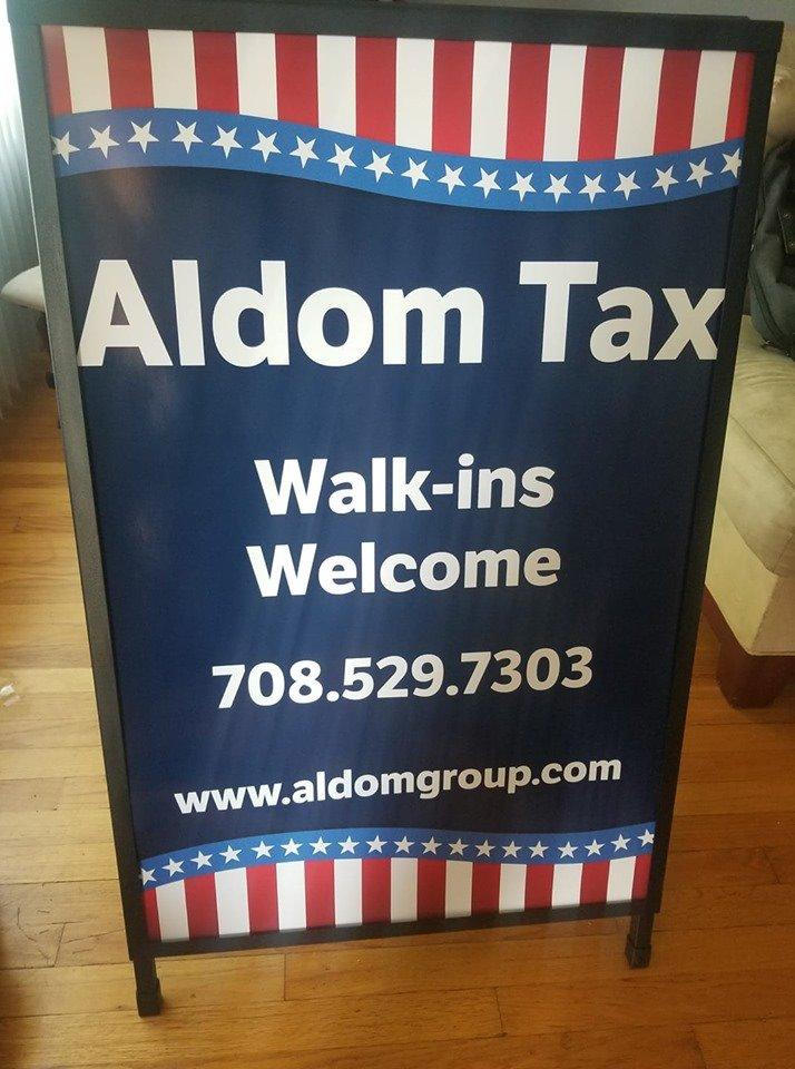 T-SIGN Outdoor A-Frame Sidewalk Sign 24x36 Inch Sandwich Board Black Coated Steel Metal Double-Sided customer photo 1