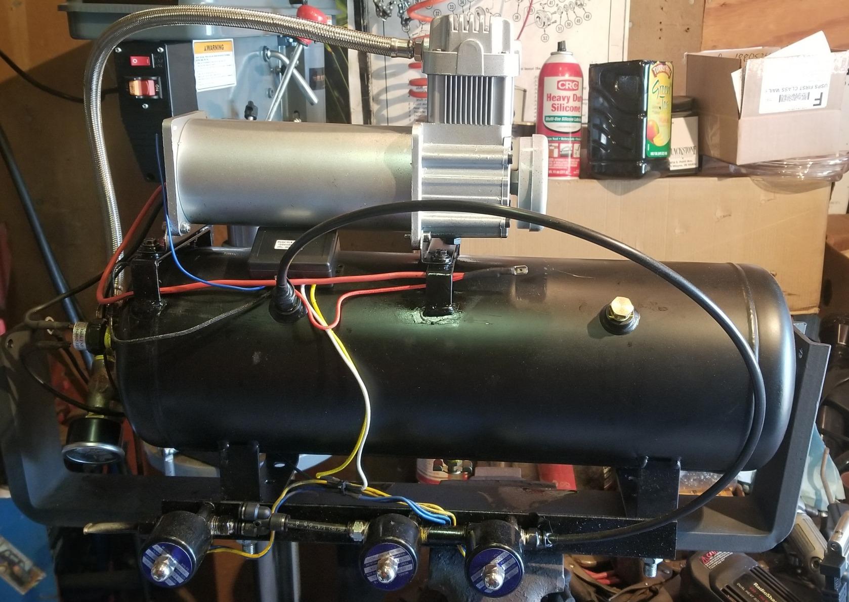 Vixen Horns Train Horn Kit for Trucks/Car/Semi. Complete Onboard System- 200psi Air Compressor, 2.5 Gallon Tank, 3 Trumpets customer photo 2