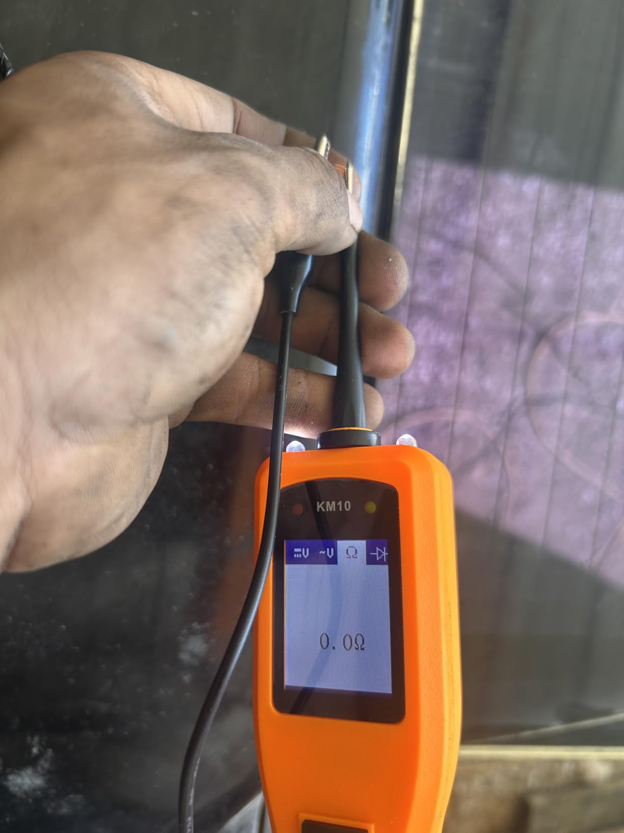 KM10 Power Circuit Probe Kit, 12V 24V Automotive Circuit Tester, Digital Multimeter, Short Finder, AC/DC Voltage Tester, Diode & Resistance, Current Probe Component Activation, 20FT+20FT Cable customer photo 1