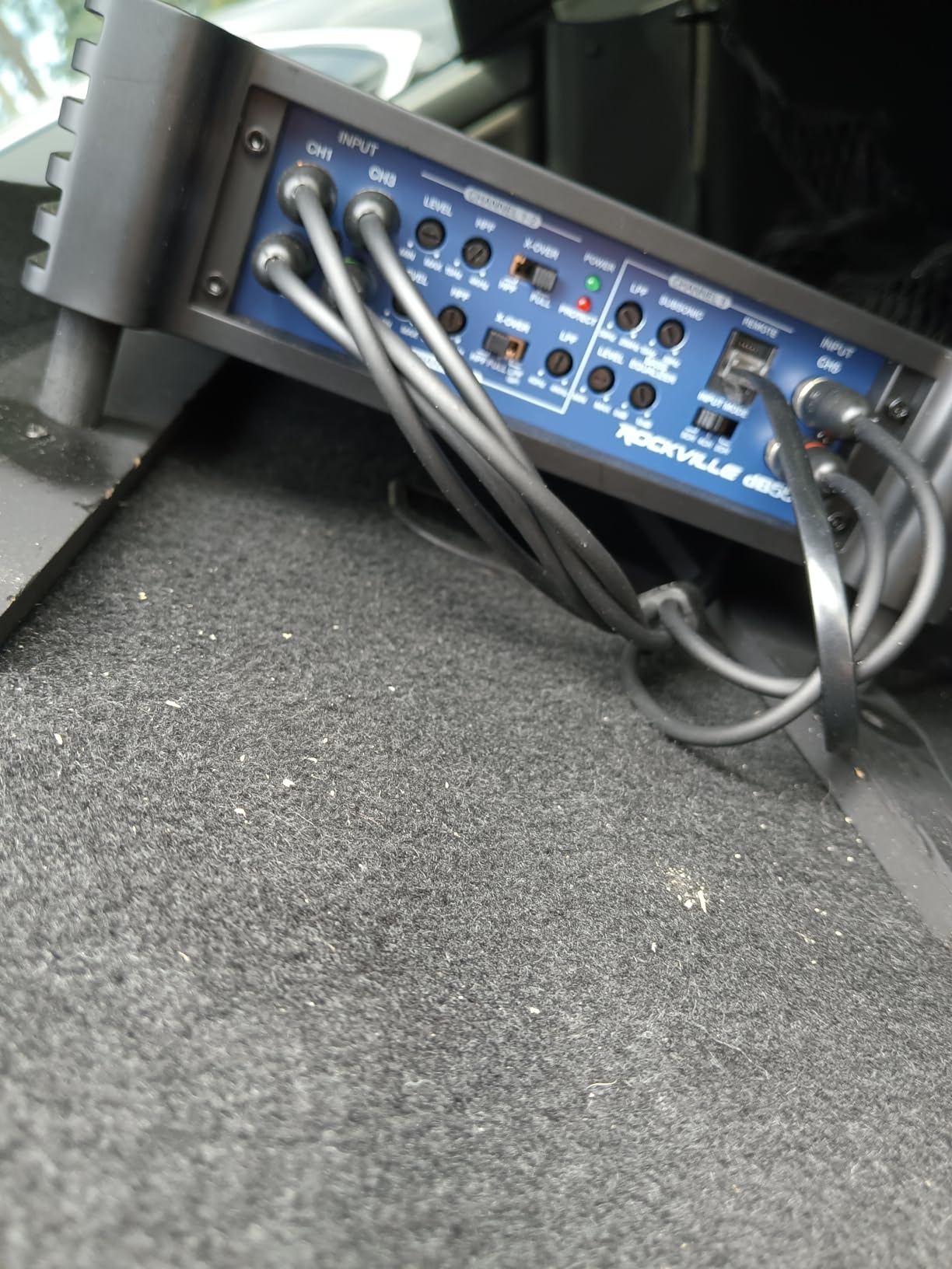 Rockville dB55 4000W 5-Channel 2-Ohm Car Amplifier, High-Speed MOSFET, Adjustable Crossover, LED, Remote Sub Control, Perfect for Car Audio and Subs customer photo 2