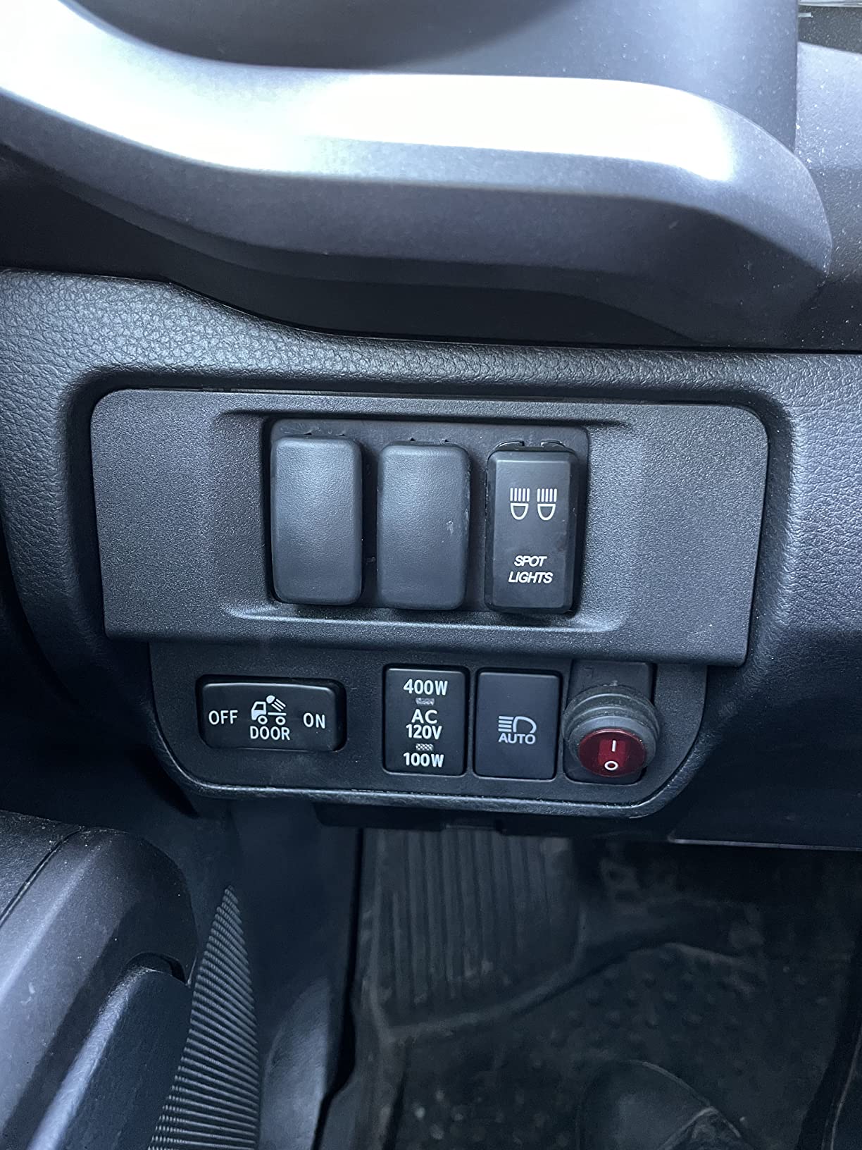 Cali Raised LED OEM Style 3 Switch Panel for 2016-2020 Toyota Tacoma - LED Light Switch Panel with 3 Slots - Made in USA customer photo 1