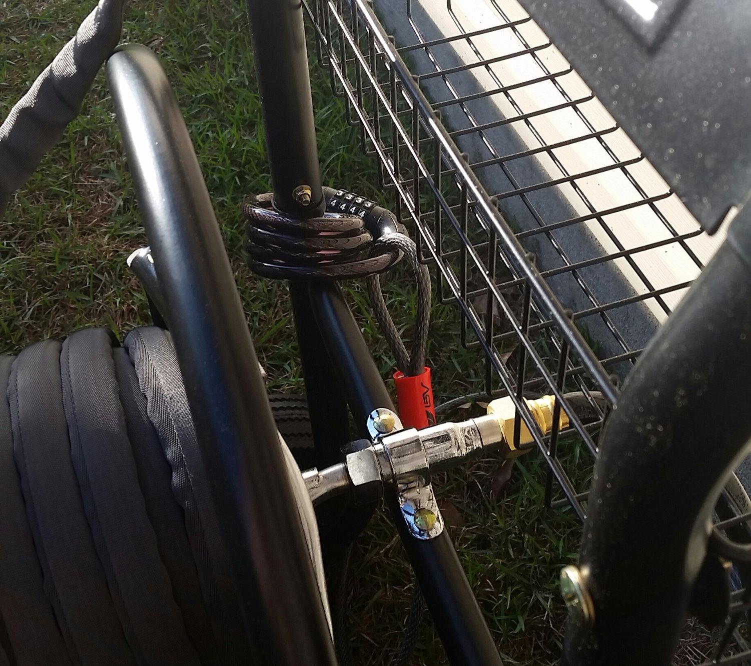 BV Heavy-Duty 15FT Security Cable with Loops - 10mm (3/8 Inch) Cut-Resistant Braided Steel Cable customer photo 1