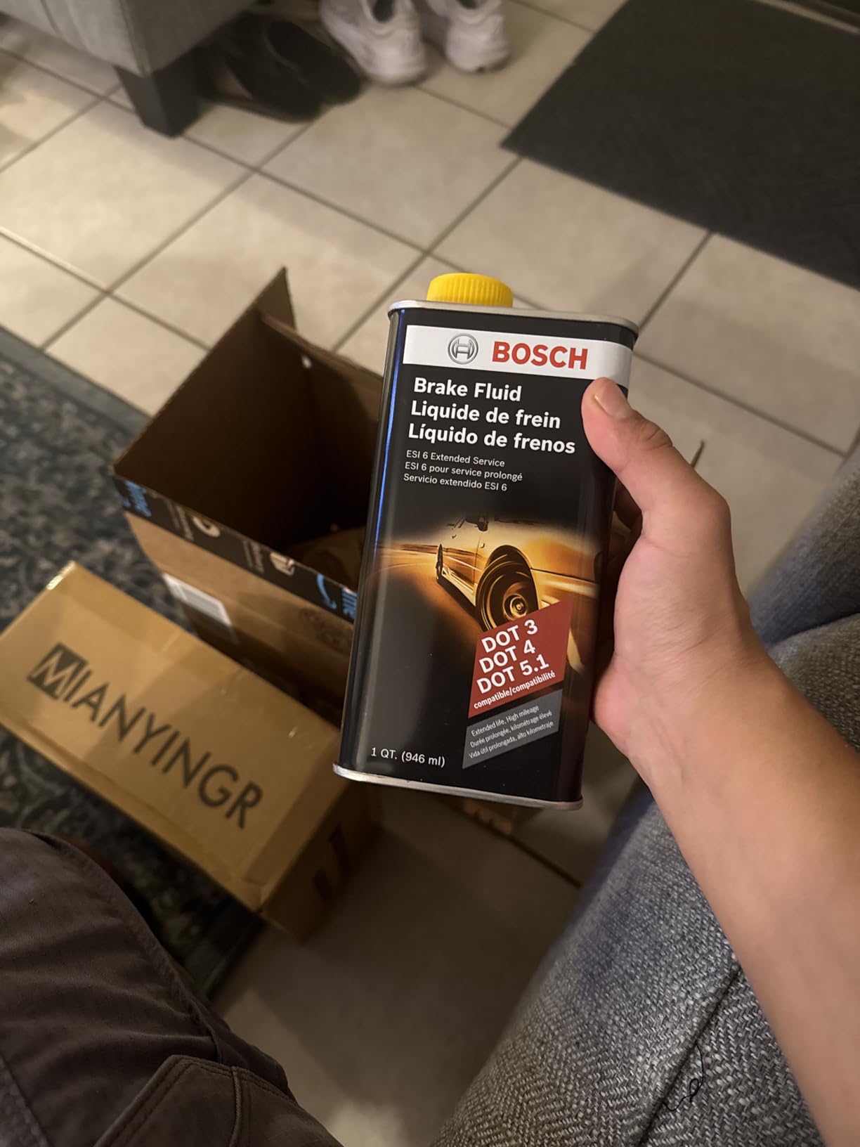 BOSCH ESI6-32N Brake Fluid (Direct Replacement for DOT 3, DOT 4, and DOT 5.1) - 1 Quart customer photo 2