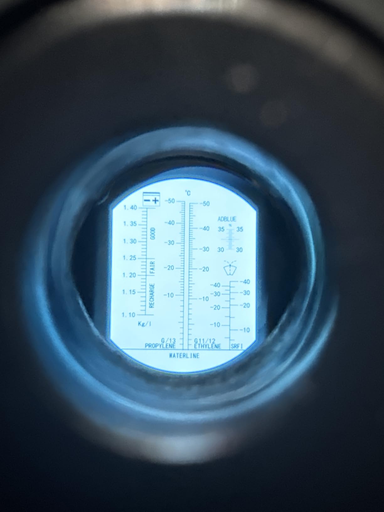 TRZ 4-in-1 Antifreeze Refractometer Ethylene Glycol, Propylene Glycol in Antifreeze Freezing Point Temperature and Concentration, AdBlue, DEF and Industrial Battery Fluid customer photo 2