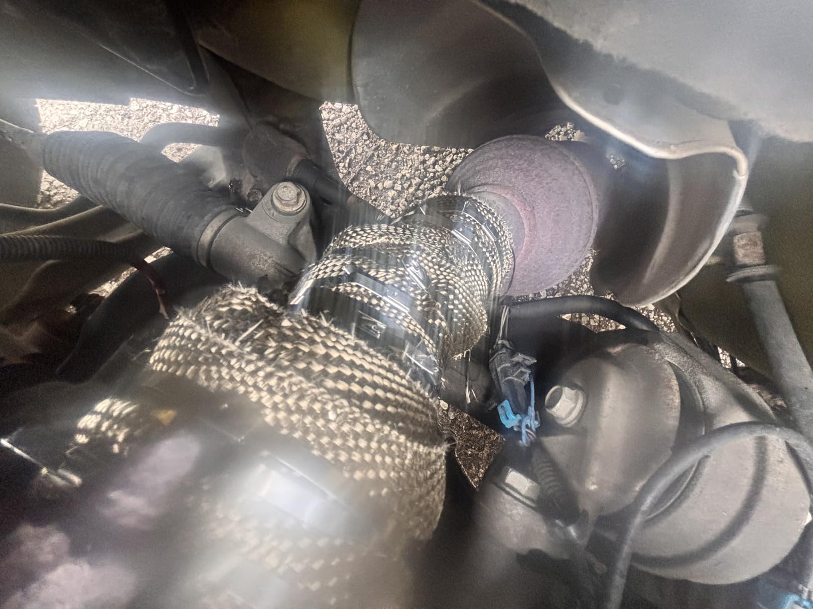 Design Engineering Titanium Exhaust Heat Wrap with Lava Rock Technology - 2
