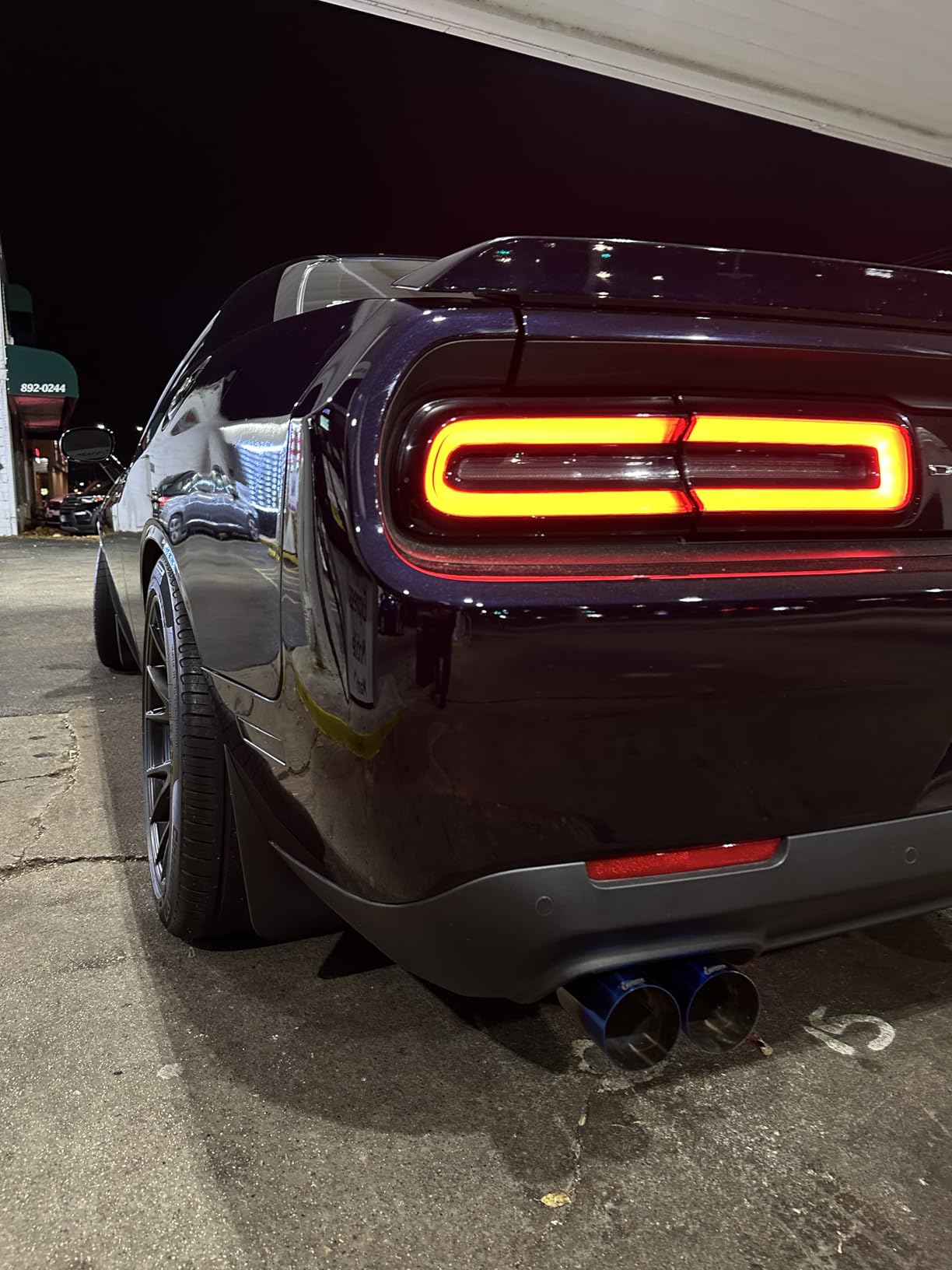 Upower Dual Exhaust Tip 2.5 Inch Inlet 3.5 Inch Outlet 2.5