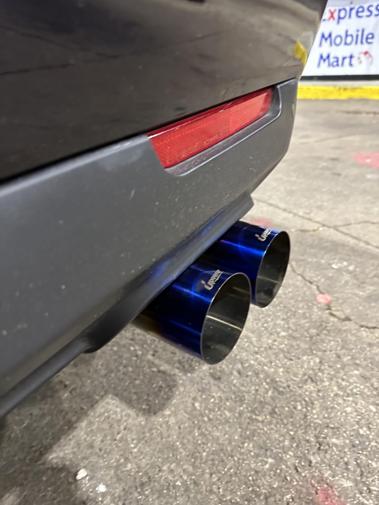 Upower Dual Exhaust Tip 2.5 Inch Inlet 3.5 Inch Outlet 2.5