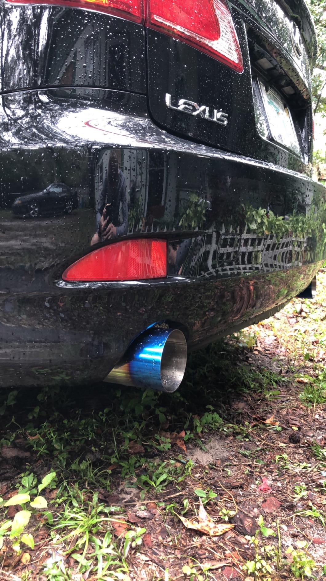 Upower Blue Burnt Exhaust Tip 2.5