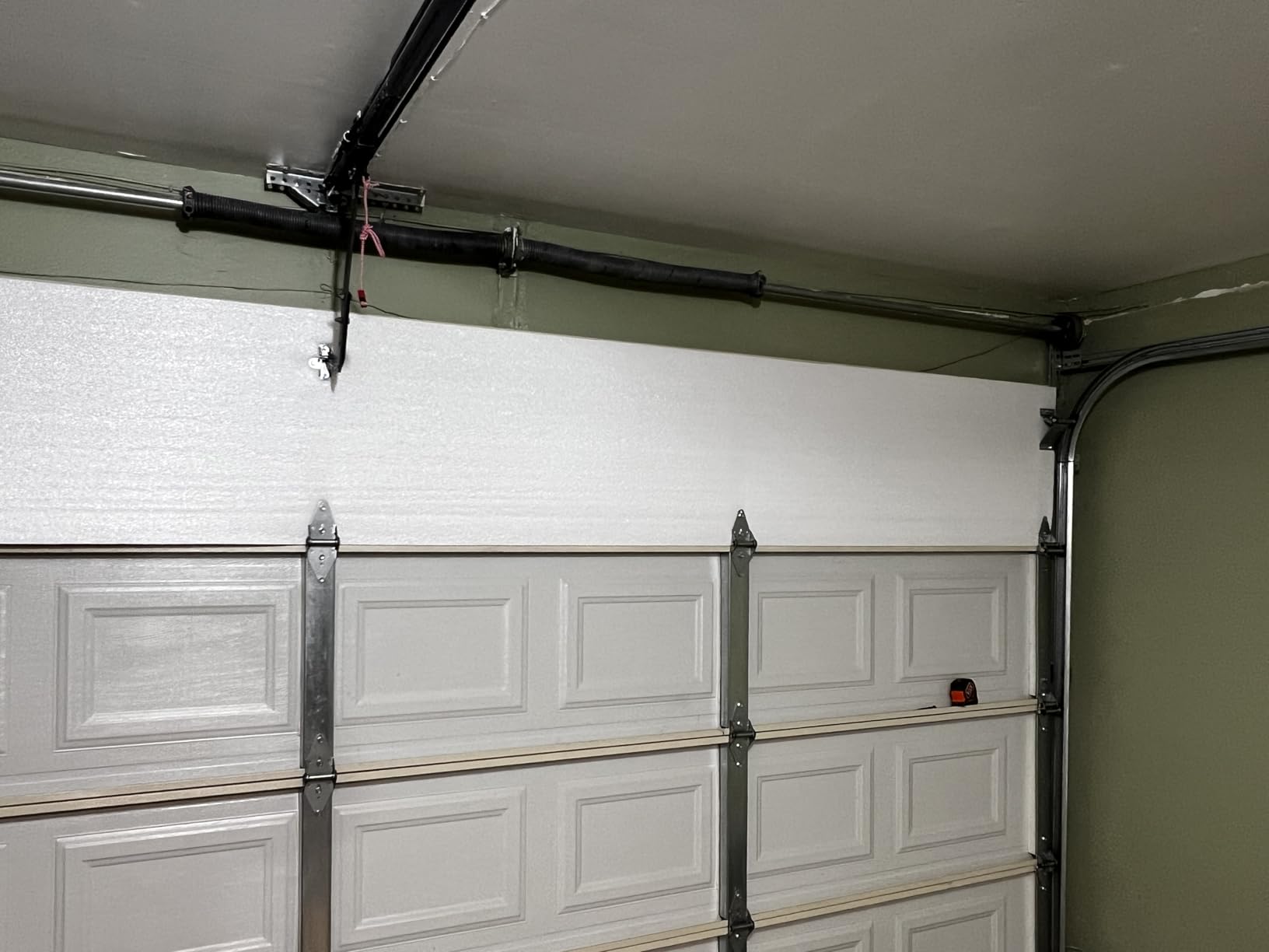 NASA TECH White Reflective Foam Core 2 Car Garage Door Insulation Kit 18FT (WIDE) x 8FT (HIGH) R Value 8.0 customer photo 2