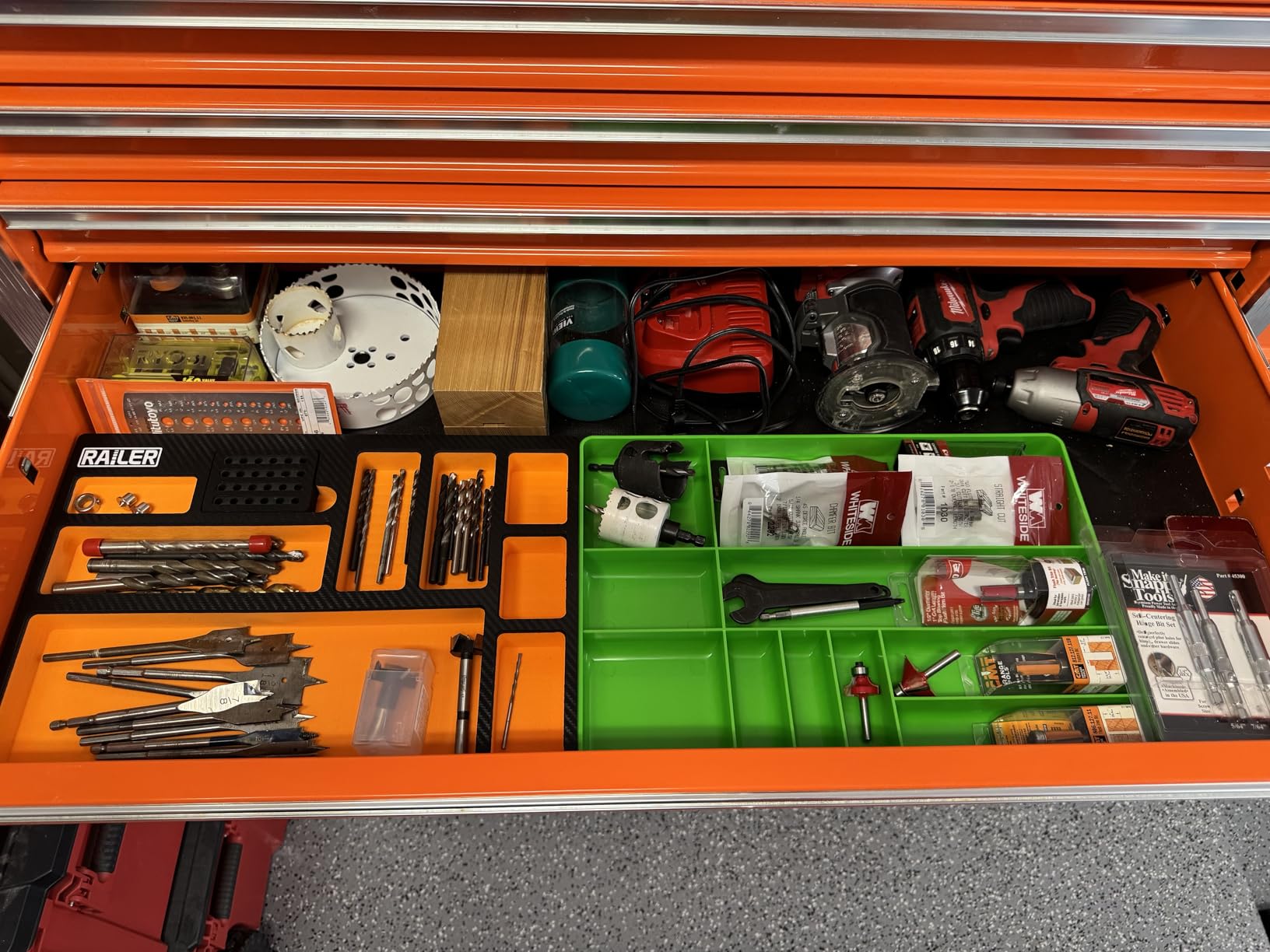 OEMTOOLS 22213 Tool Box Organizer Tray - 10-Compartment Tool Chest Organizer for Parts, Bolts, and Small Tools - Stackable Drawer Tray Design customer photo 1