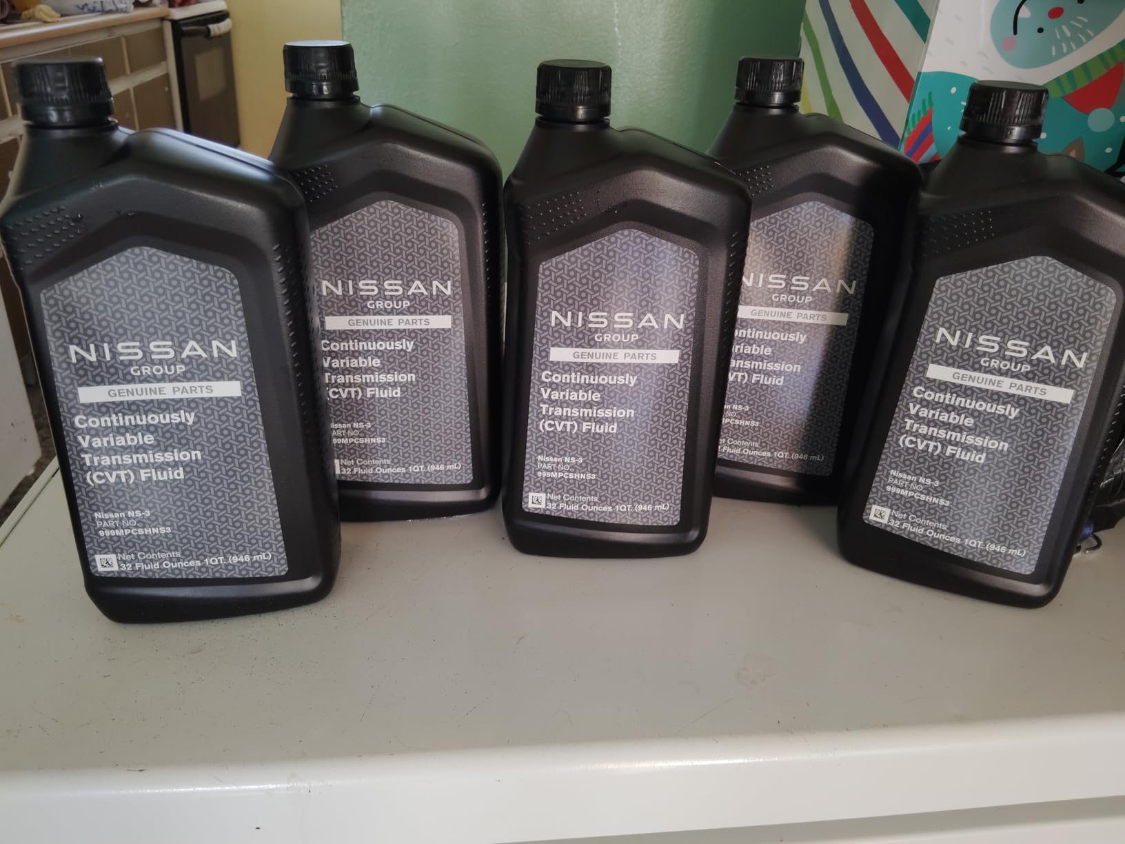 Nissan Genuine OEM CVT-3 Transmission Fluid 999MP-NS300P (5 Quarts) customer photo 1