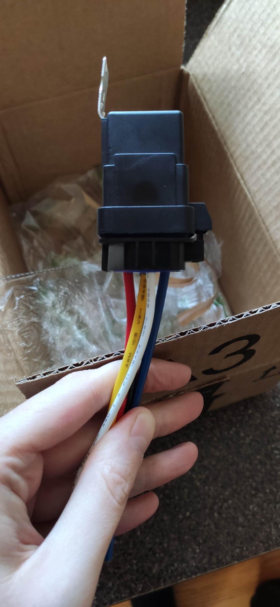irhapsody 1 Pack 40/30 AMP 12V DC Waterproof Relay Kit with Heavy-Duty Pigtail, 5-PIN SPDT Automotive Relay customer photo 2