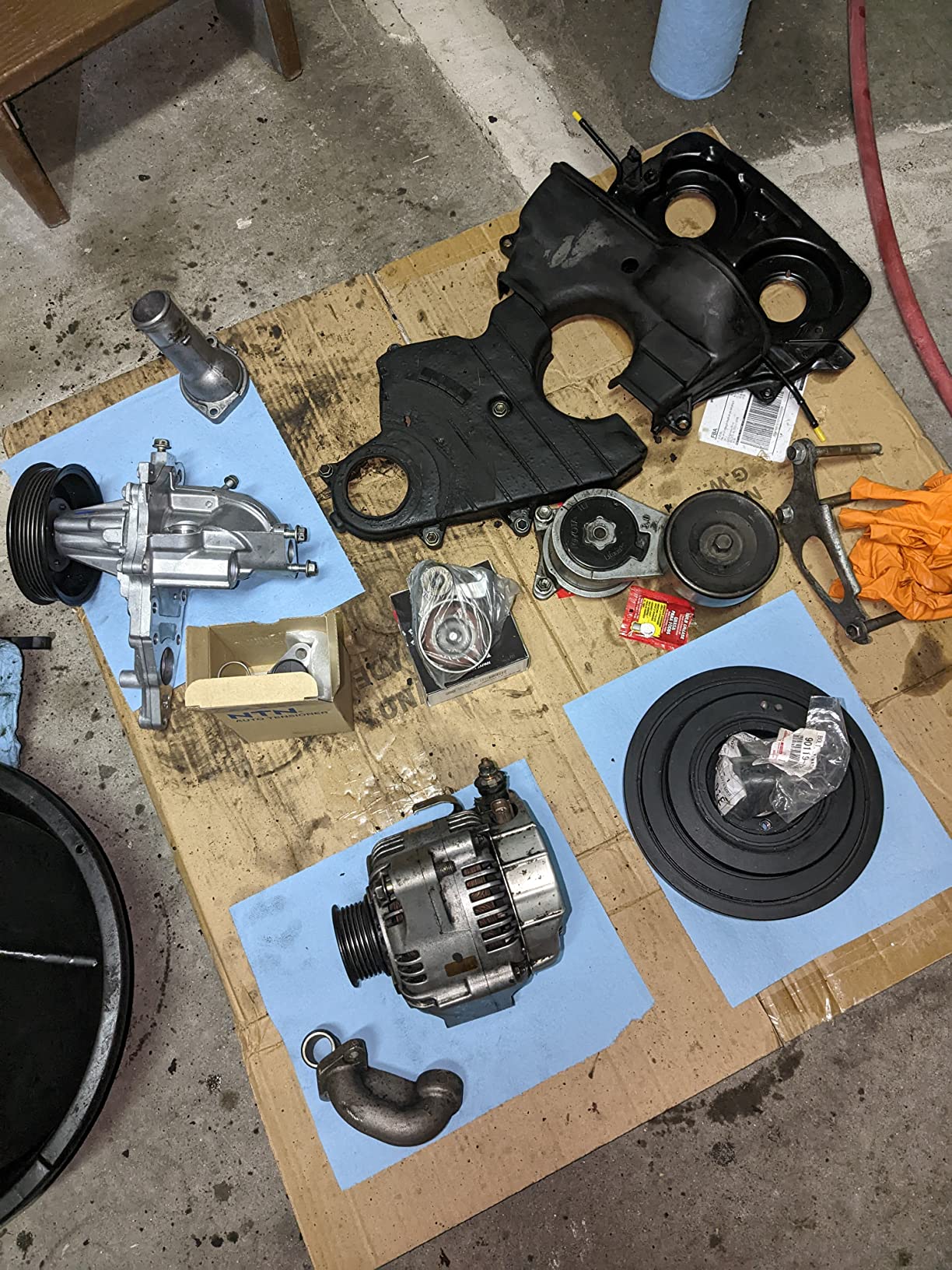 GATES RACING T215RB Complete Timing Belt Kit - GS300 IS300 with Water Pump, VVT Seals, Pulleys customer photo 1