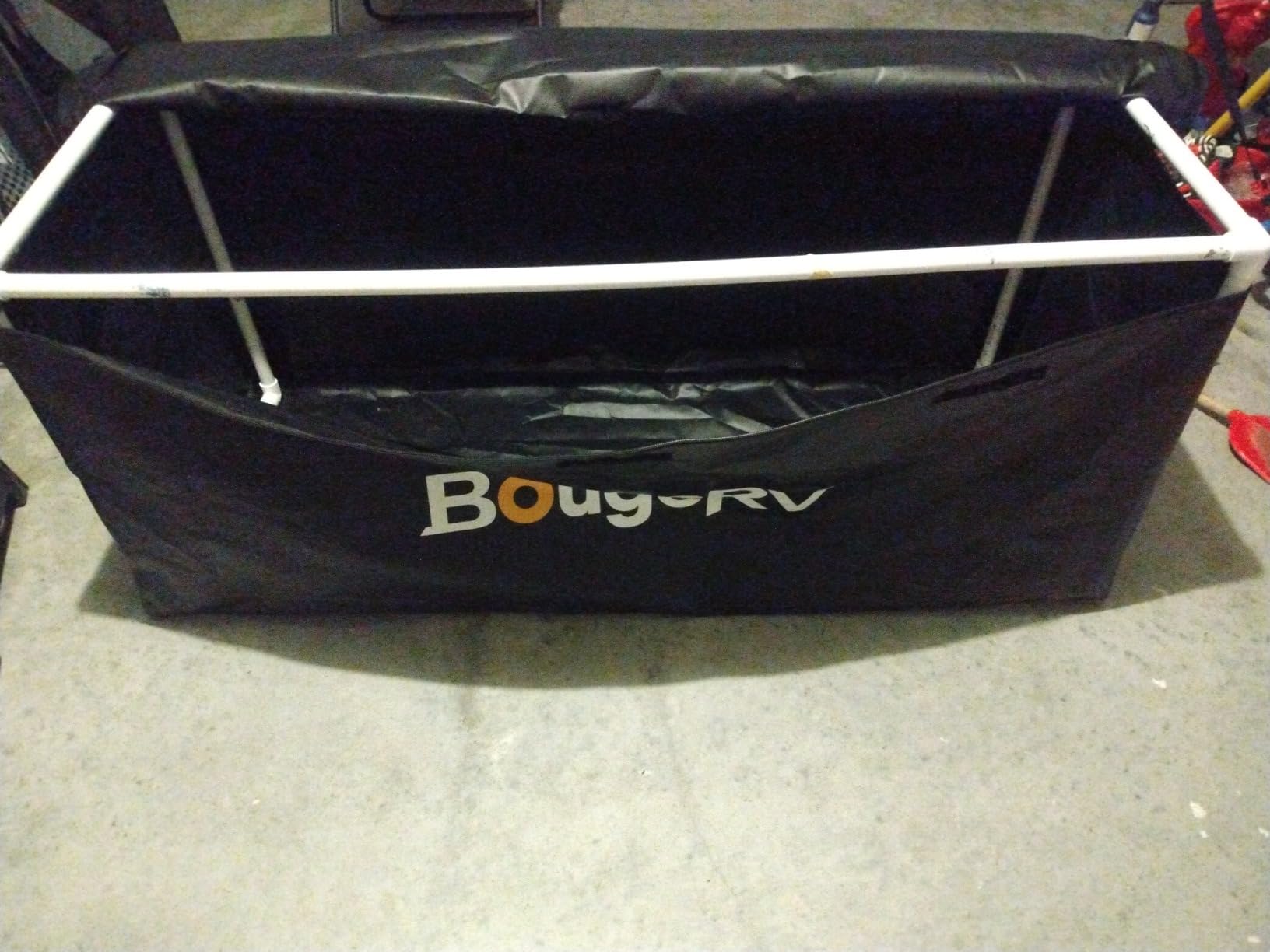 BougeRV Hitch Cargo Carrier Bag Waterproof/Rainproof for Car Truck SUV Vans Rear Mount Trays and Baskets 48'' L x 20'' W x 22'' H customer photo 1