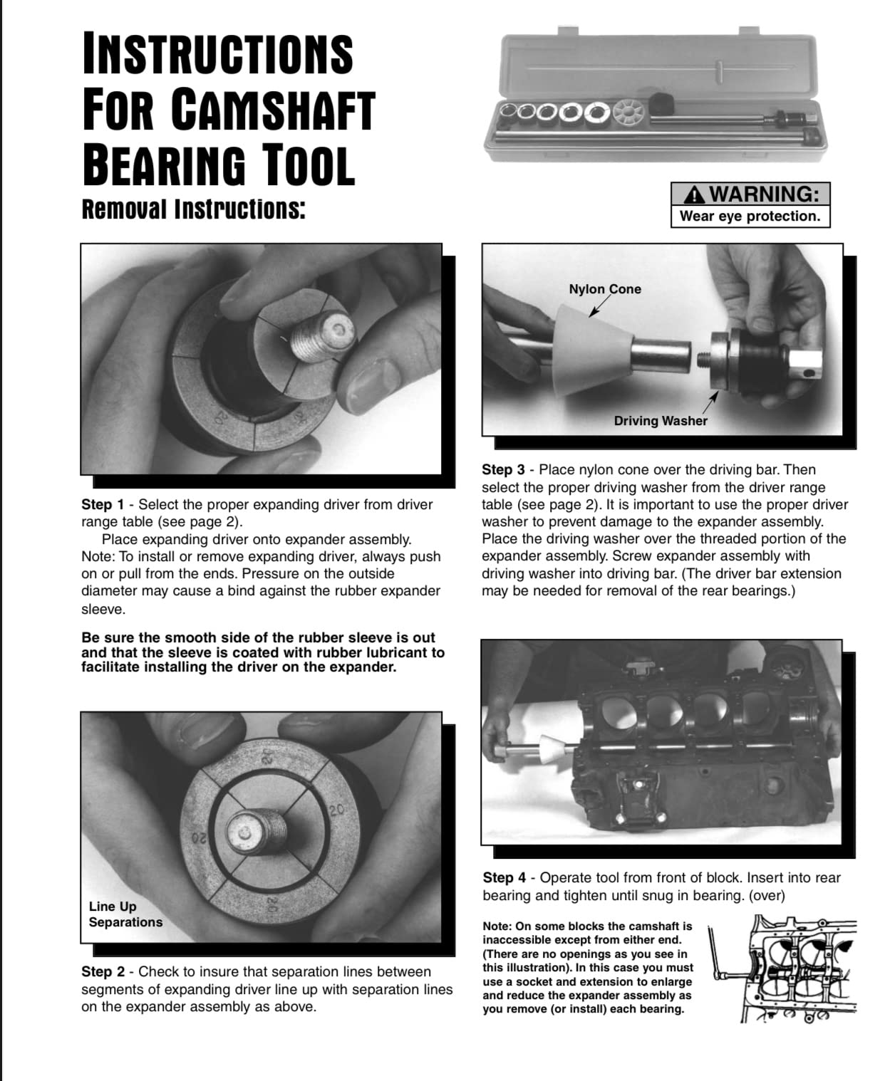 8MILELAKE Universal Camshaft Bearing Tool Installation Removal with Case customer photo 2