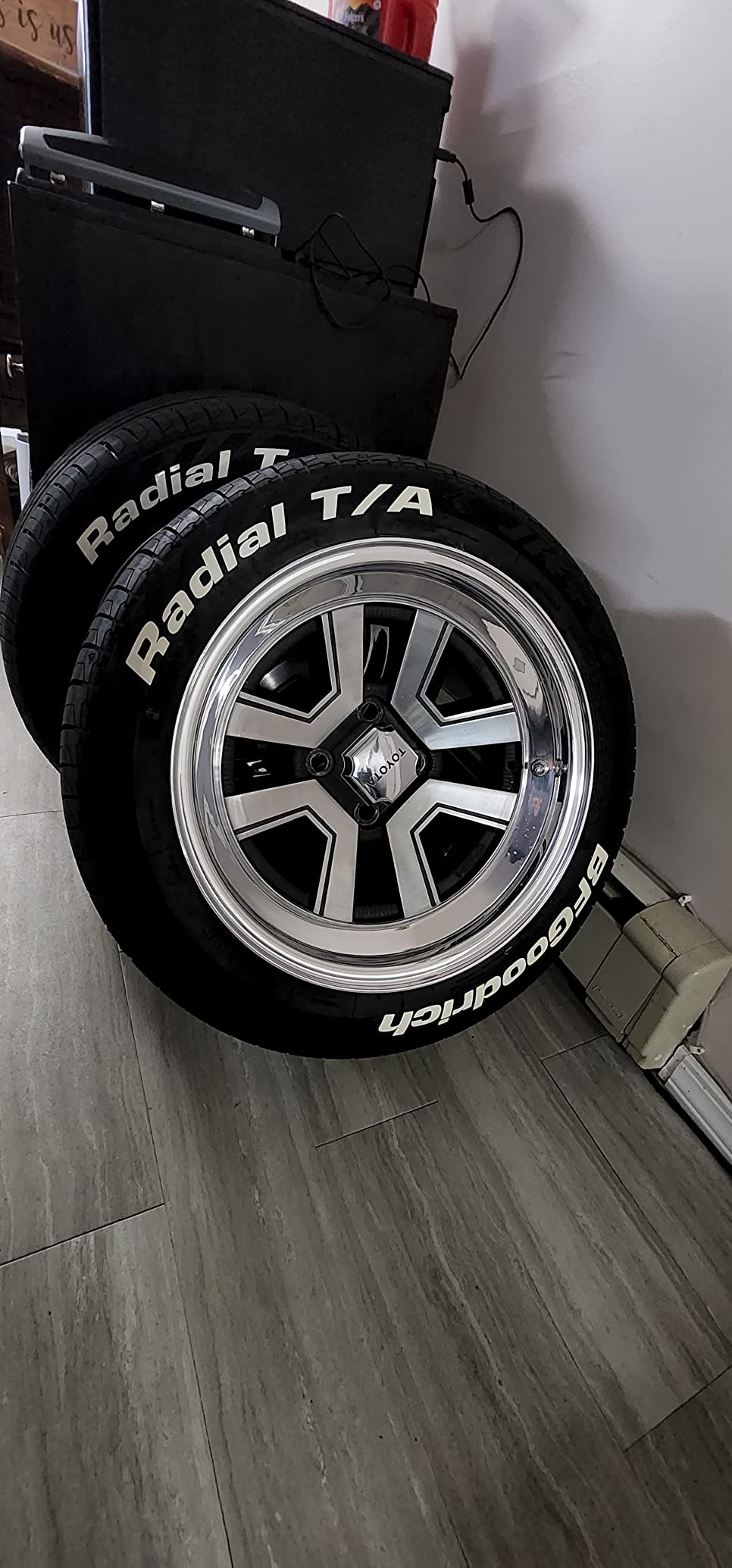 Tire Stickers - Create Your Own Custom Tire Lettering Add-On Accessory - DIY/Easy/Glue & 2oz Touch-Up Cleaner - Custom Sizing/White (Pack of 8) customer photo 1